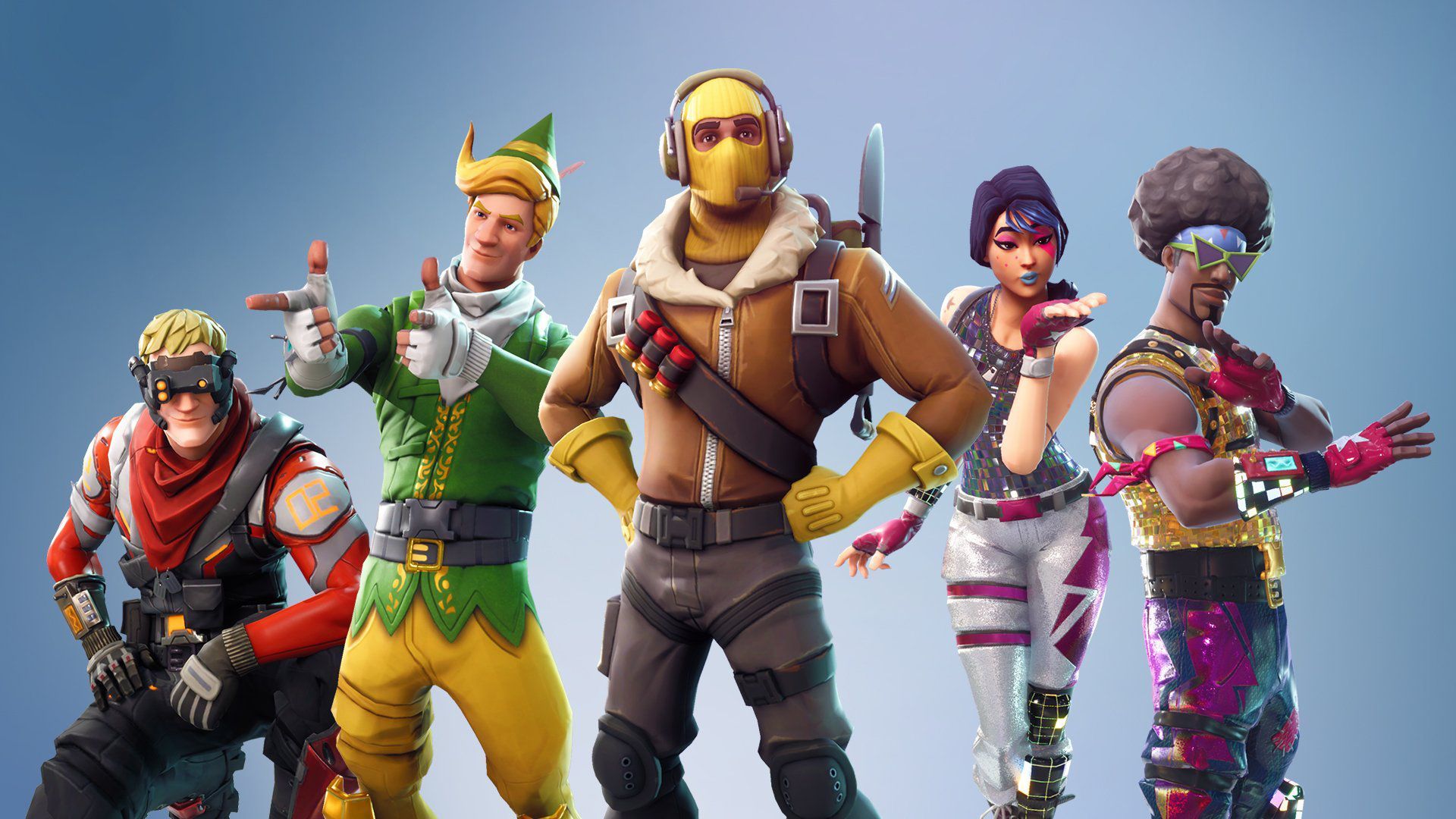 Fortnite Characters Group Fortnite Group Wallpapers Wallpaper Cave