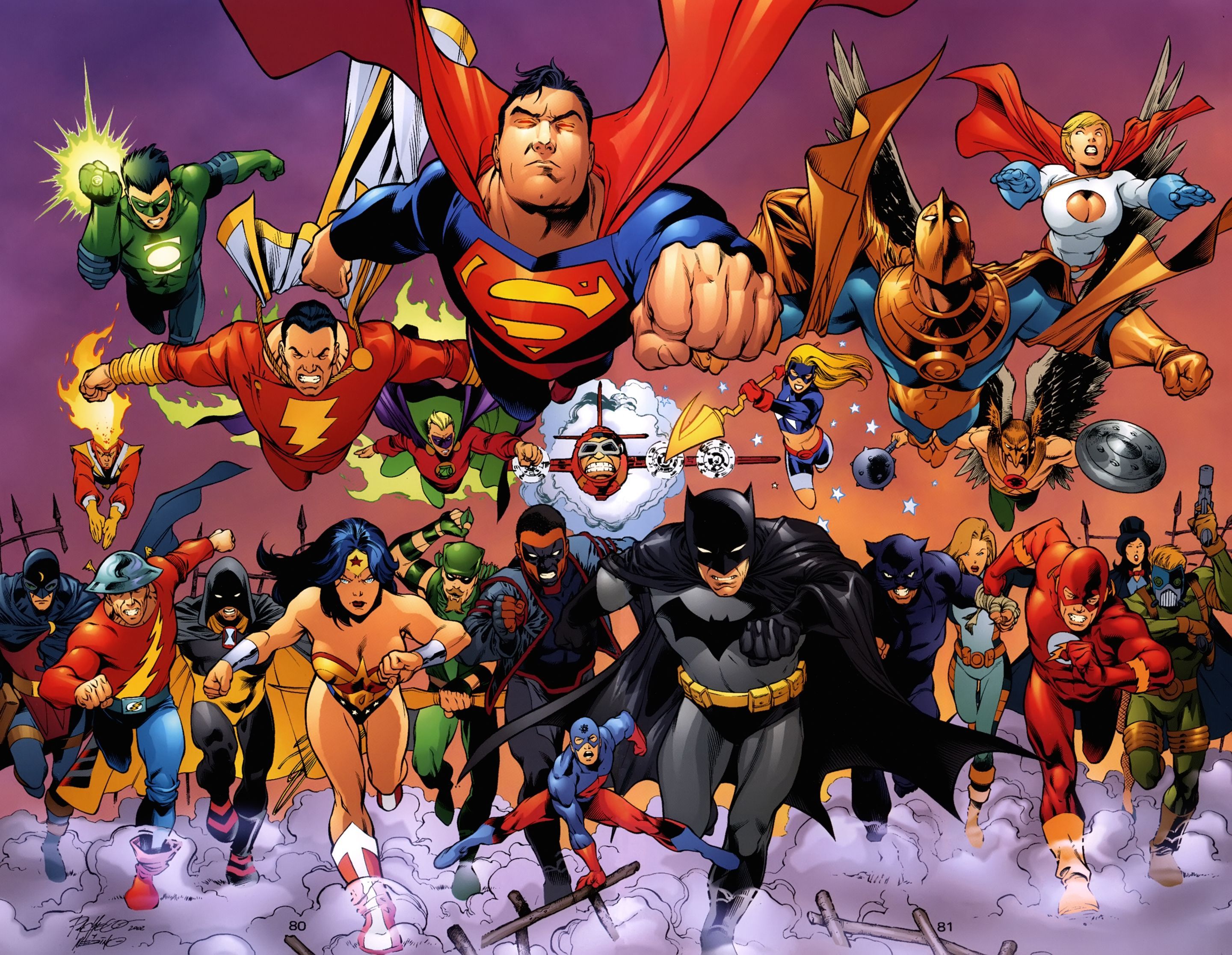 Justice League of America and Justice Society of America