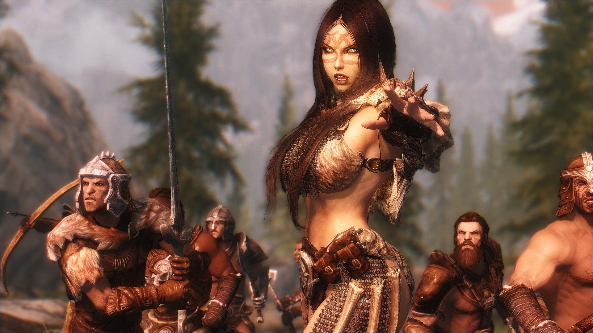 The Elder Scrolls V: Skyrim, Army, Women, Video Games Wallpaper HD / Desktop and Mobile Background