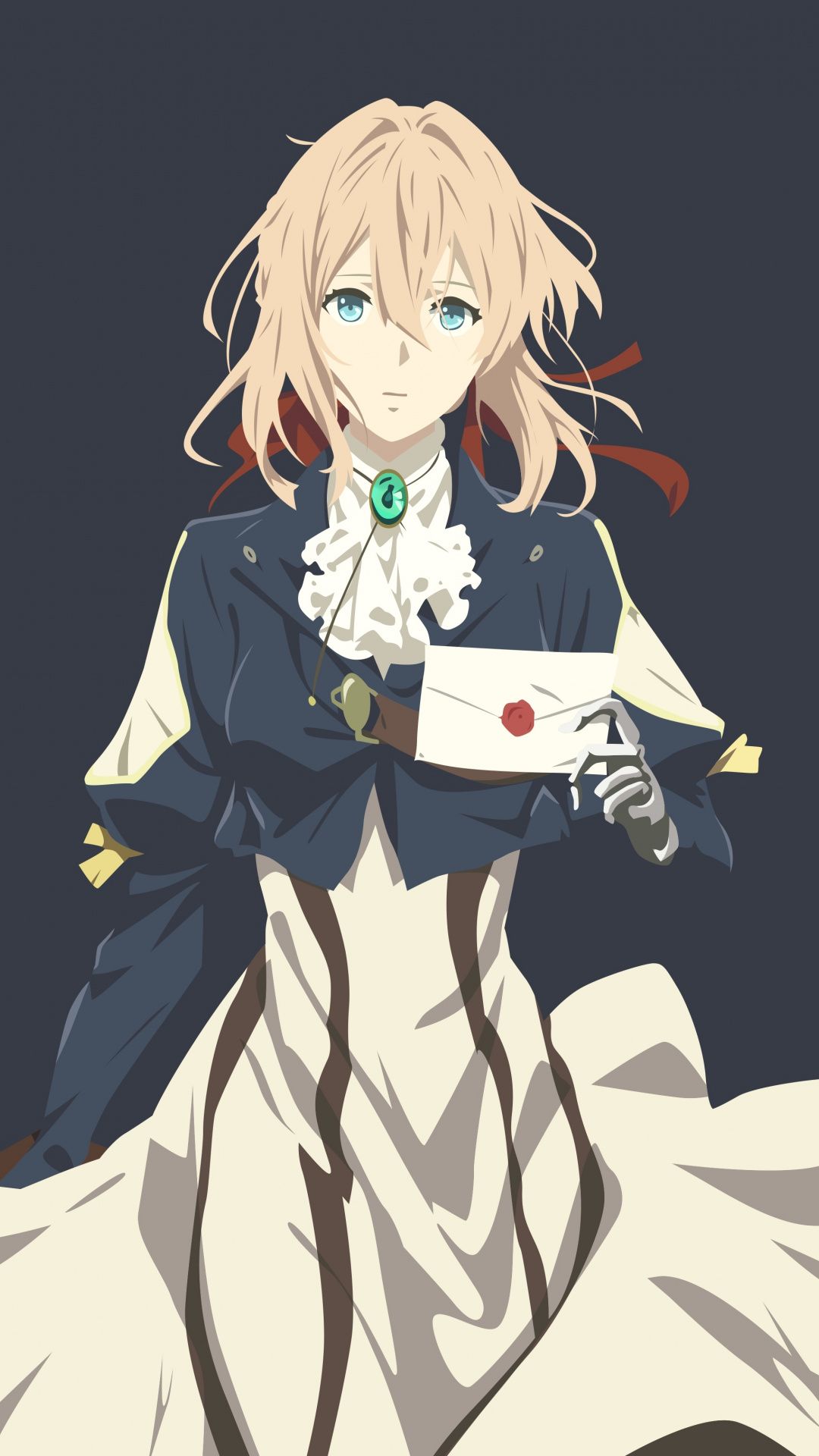 Minimal, Violet Evergarden, anime, art wallpaper