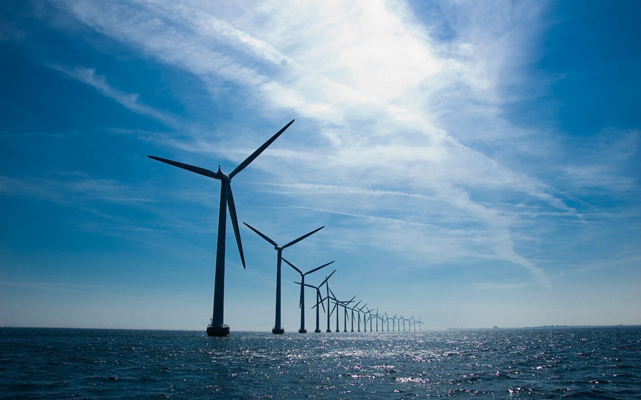 Free download Wind Turbines Copenhangen Desktop Wallpaper Preview