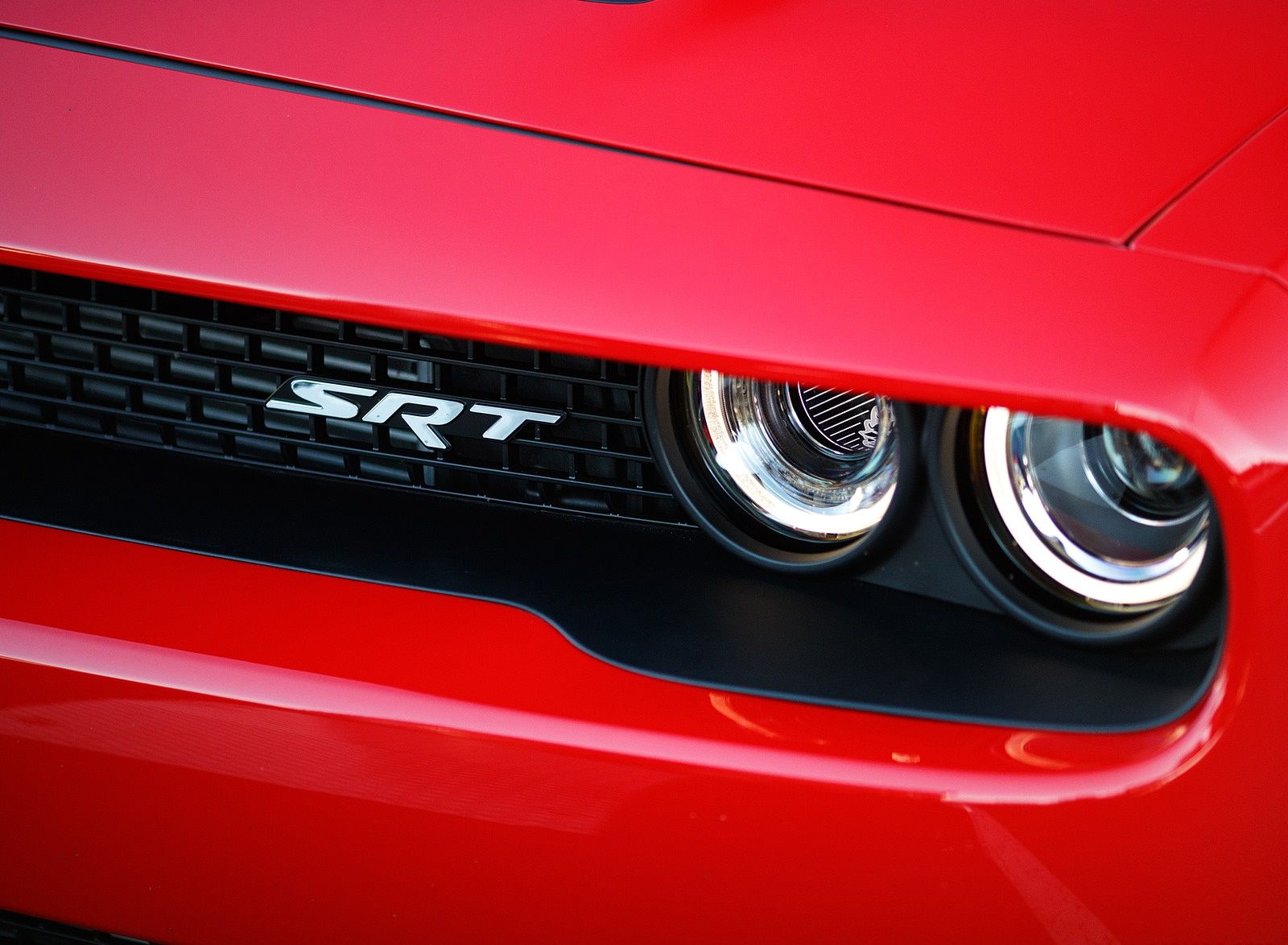Dodge Challenger SRT Demon Headlight Wallpaper