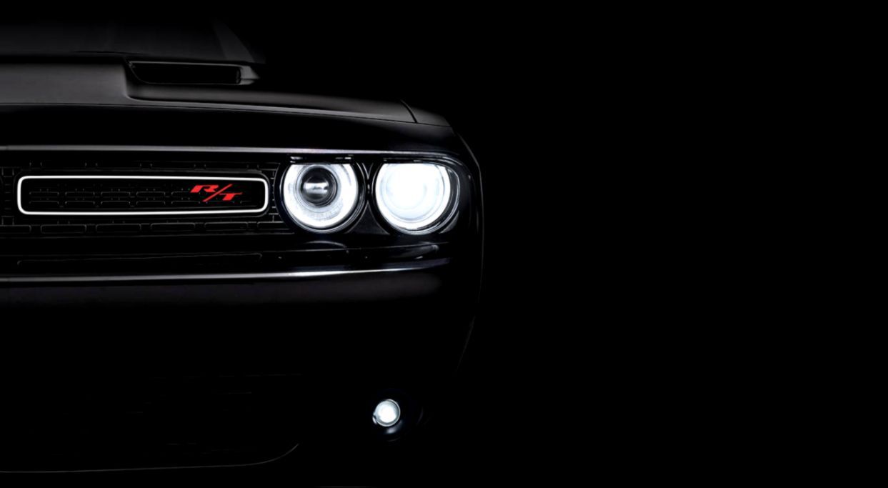 Dodge Challenger Headlights Wallpaper