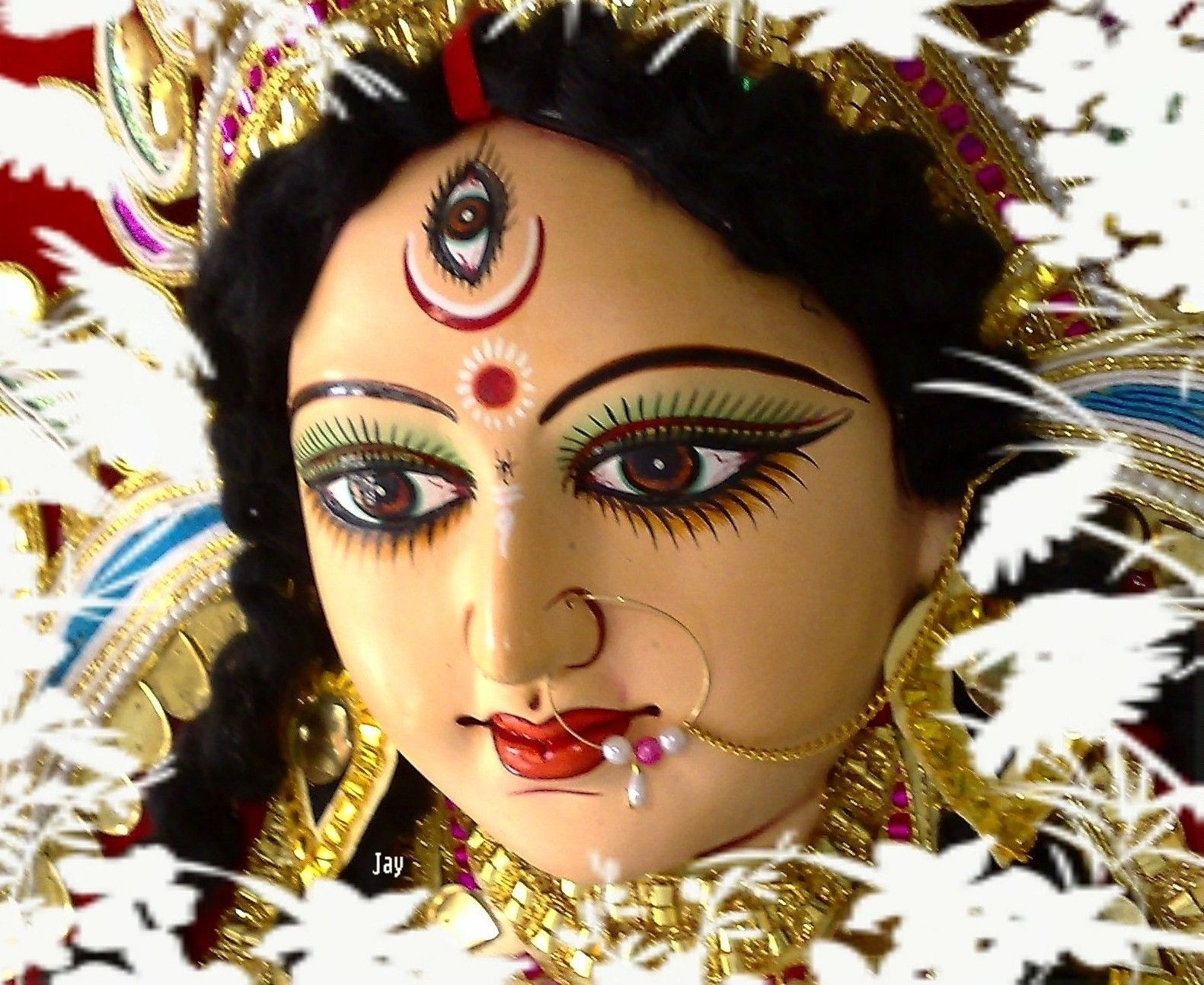 High Resolution Photo of Goddess Durga for desktop and free