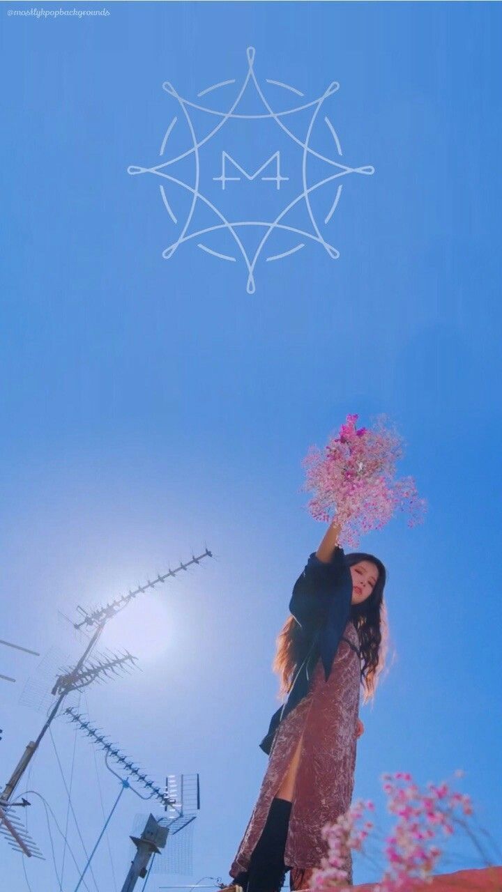 MAMAMOO “Wind Flower” Hwasa Solar Moonbyul Wheein lockscreen Fondo