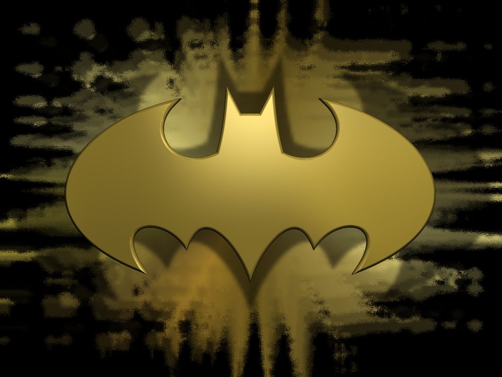 Gold Logo Wallpaper 3D Batman For PC Computer