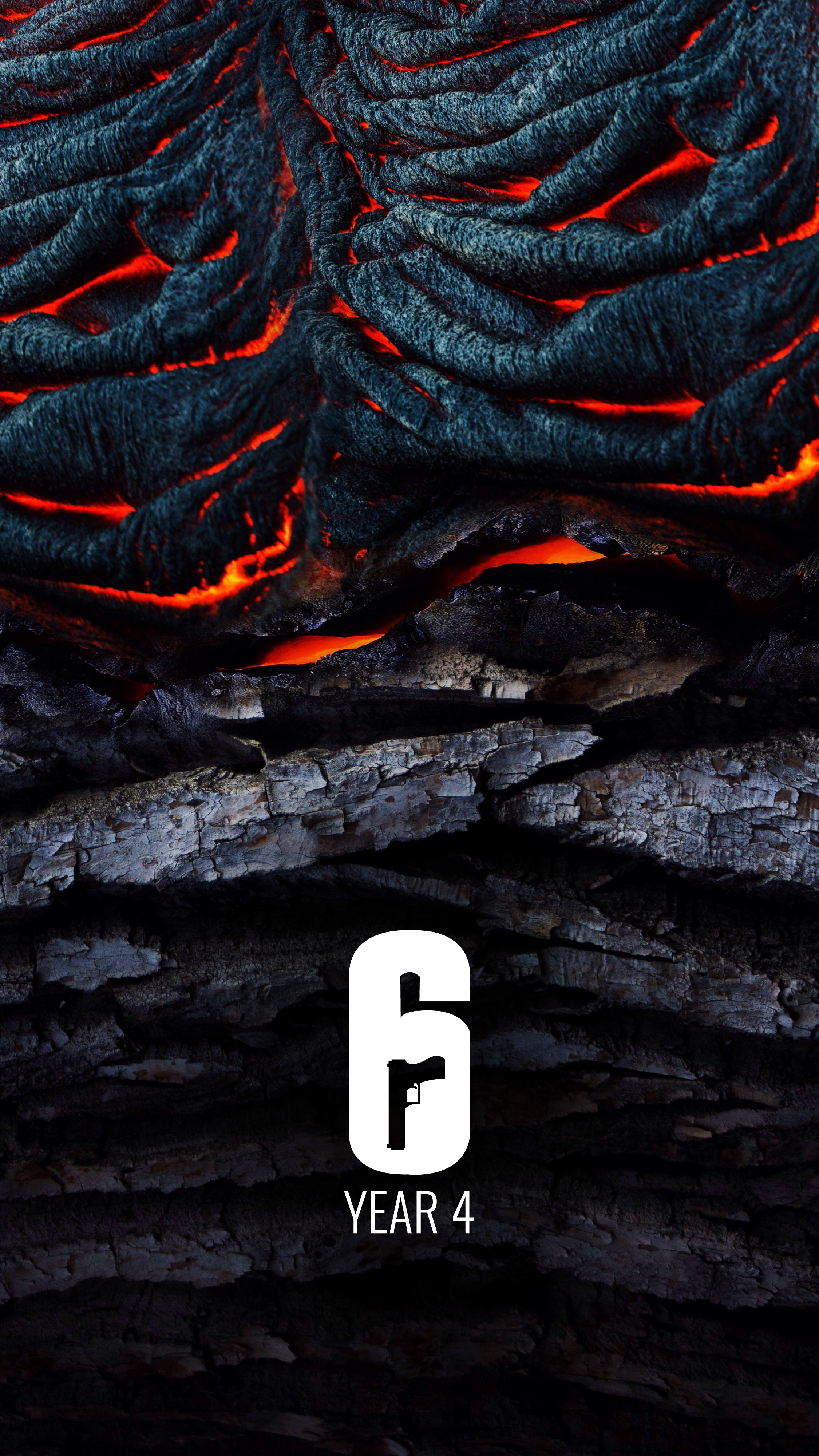 Basic Year 4 mobile wallpaper based on the Volcano SP skin