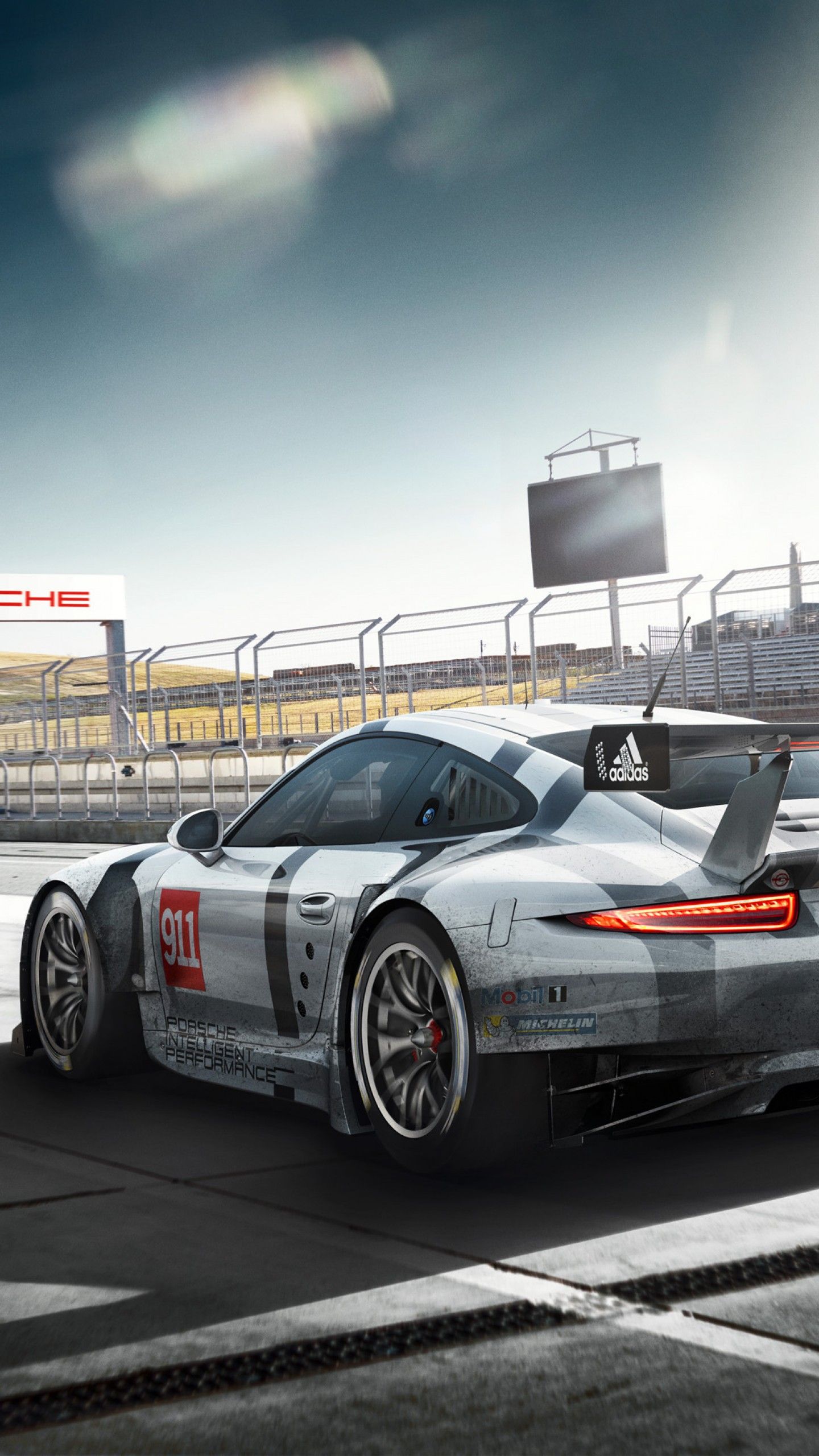 Wallpaper Porsche 911 RSR, Pit stop, Pit crew, Racing cars, HD
