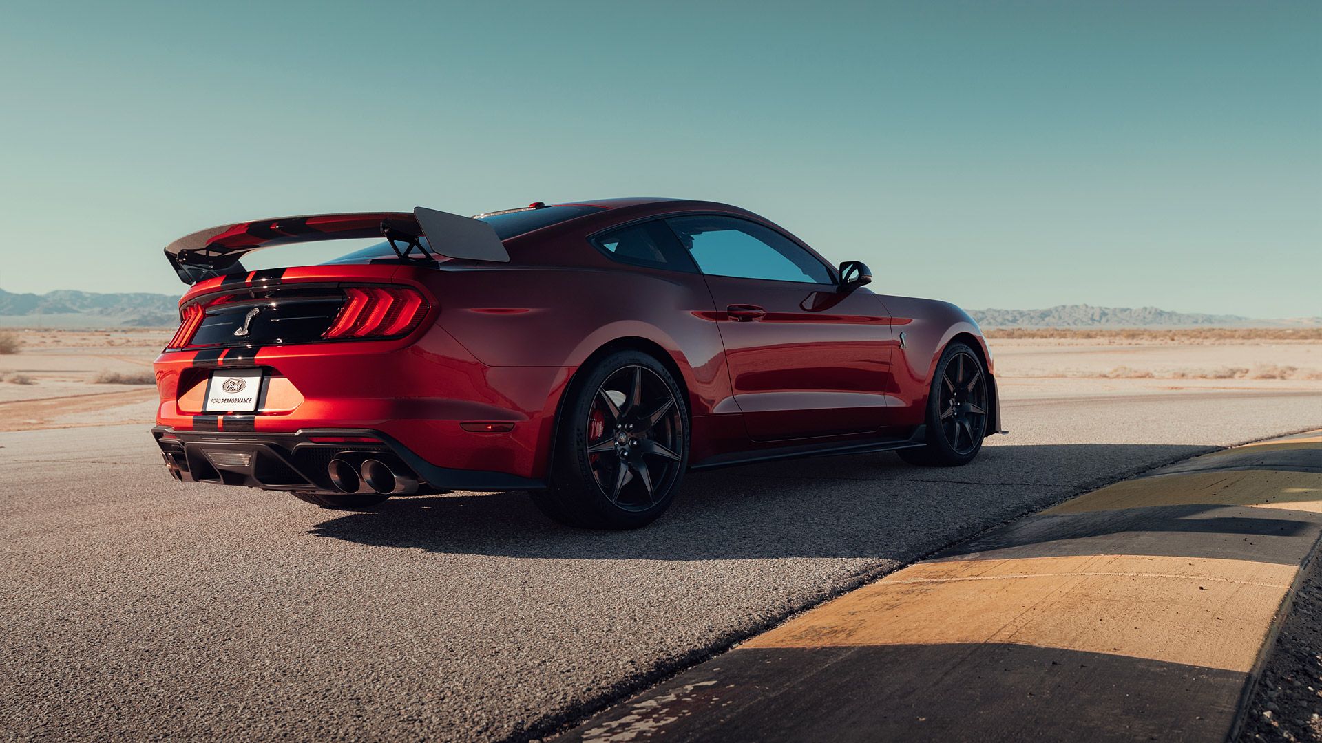 Red Ford Mustang Shelby GT500 Best Wallpaper 48582