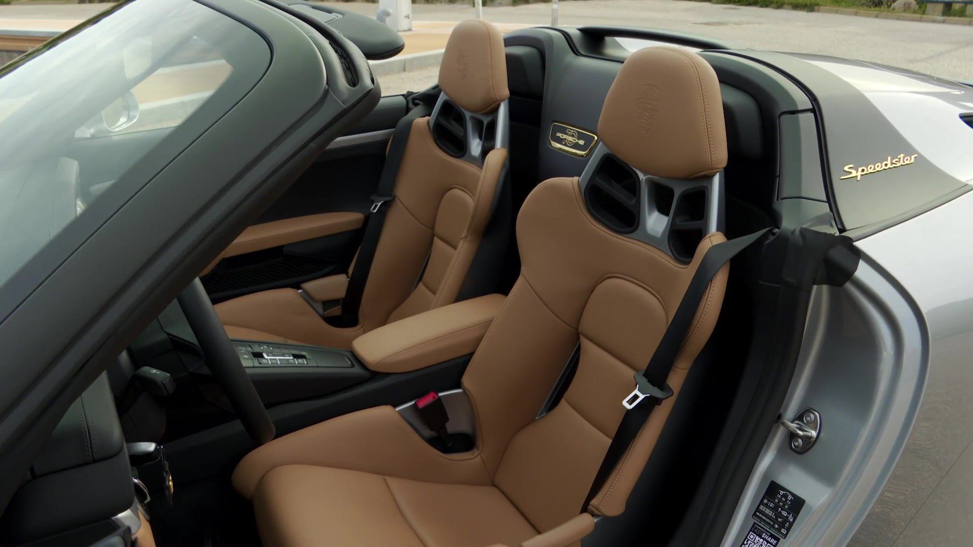 Porsche 911 Speedster GT Heritage Design Package Interior Design