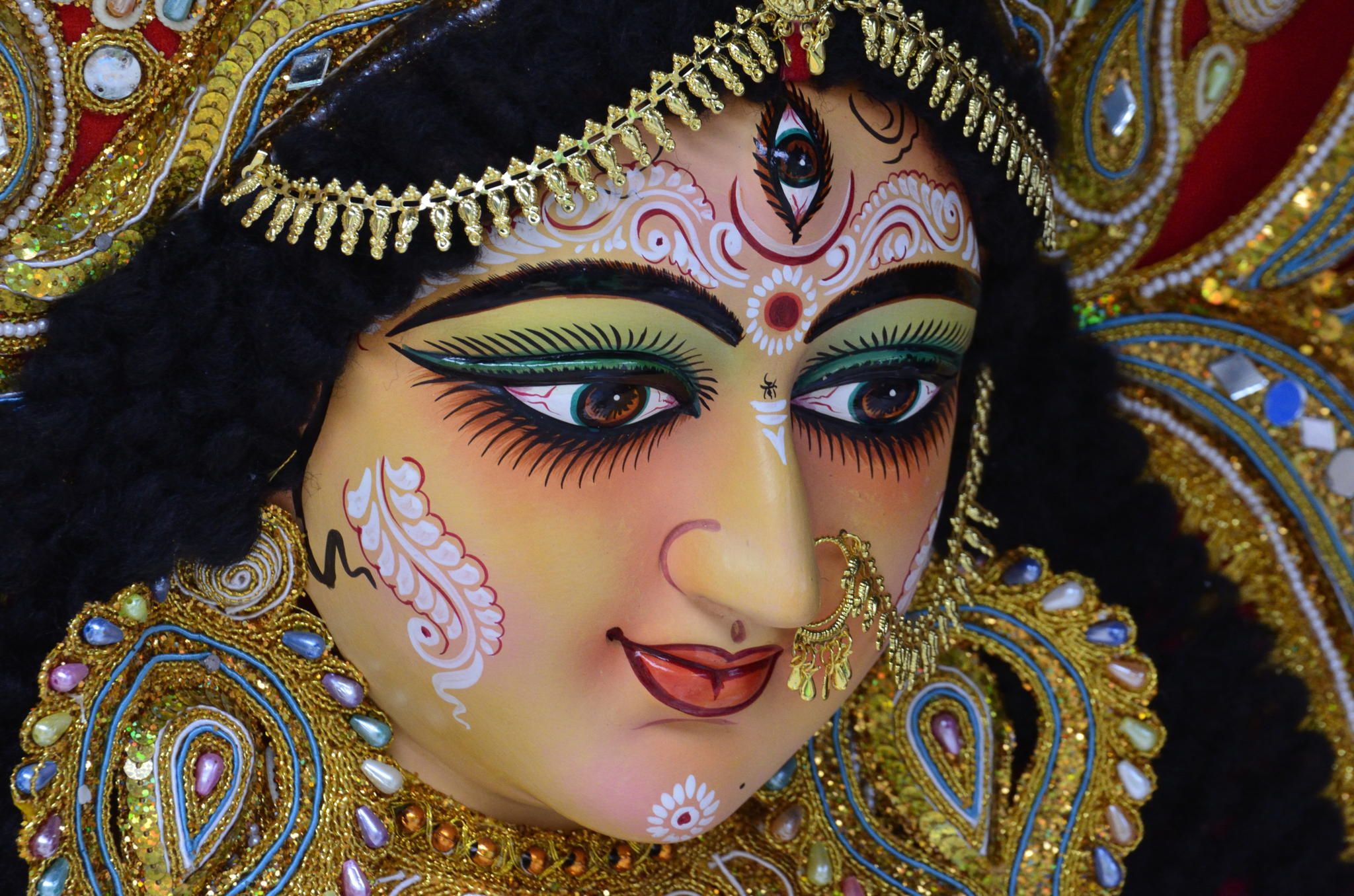 Durga Face Wallpapers - Wallpaper Cave