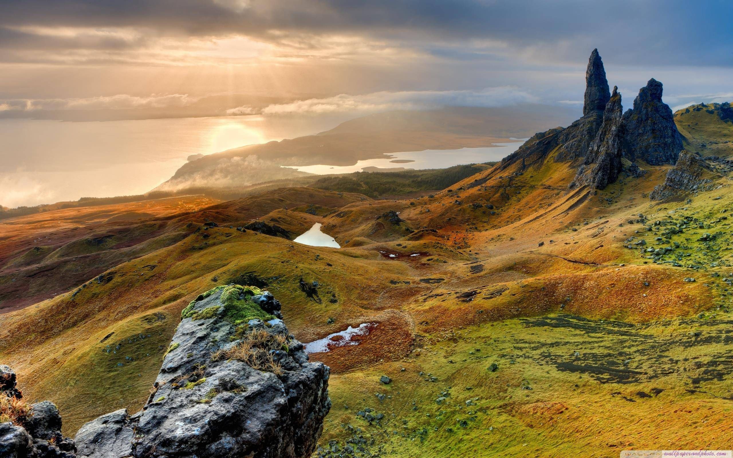 Quiraing Hill, Isle of Skye, Scotland HD 16:9 16:10 desktop