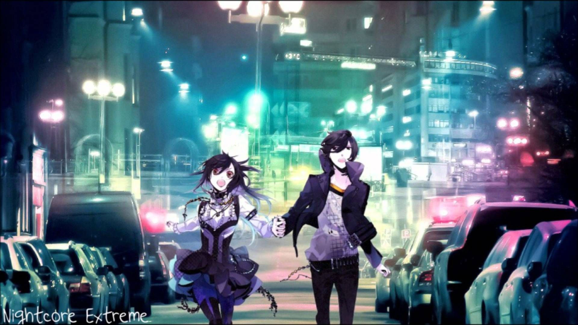 Nightcore Cars. Anime city, HD anime wallpaper, Anime