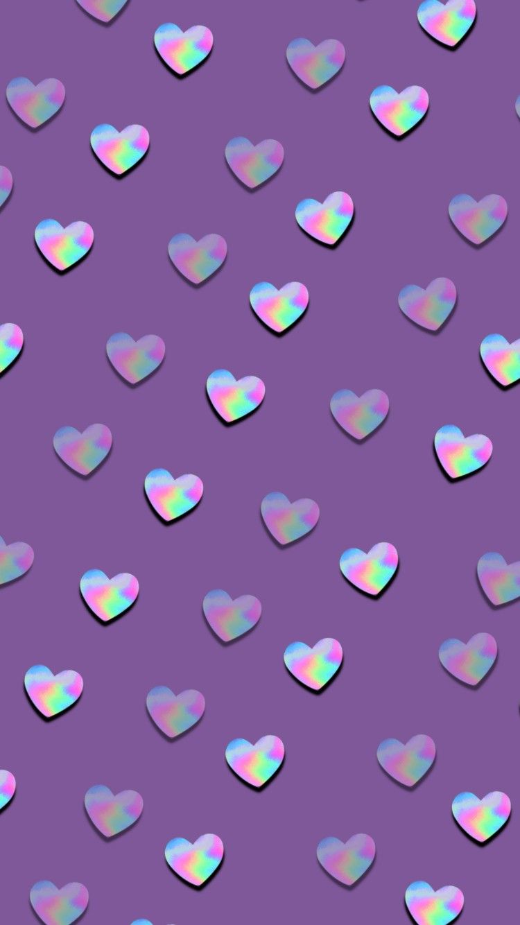 iPhone Wallpaper. Pattern, Purple, Pink, Lavender, Lilac, Heart