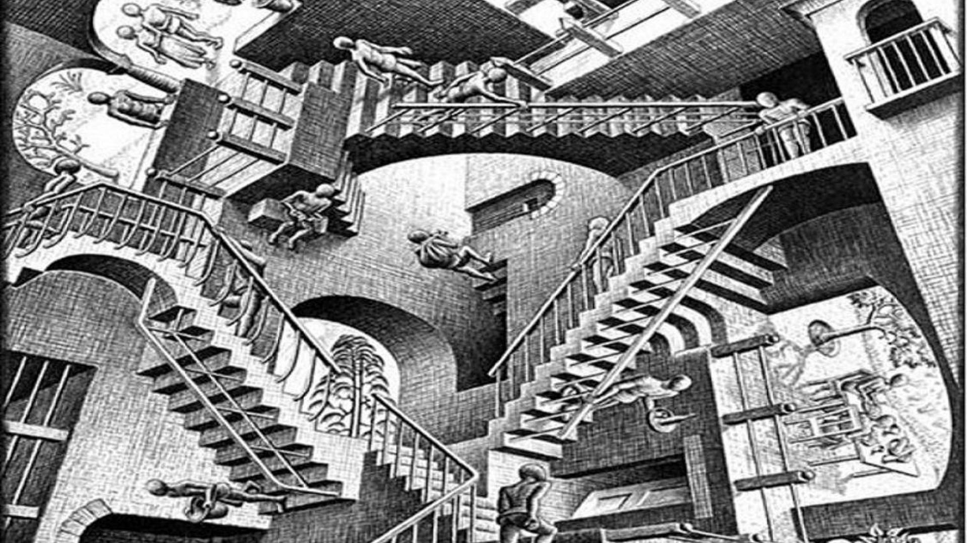 Mc Escher Wallpaper. MC Wallpaper, AMC