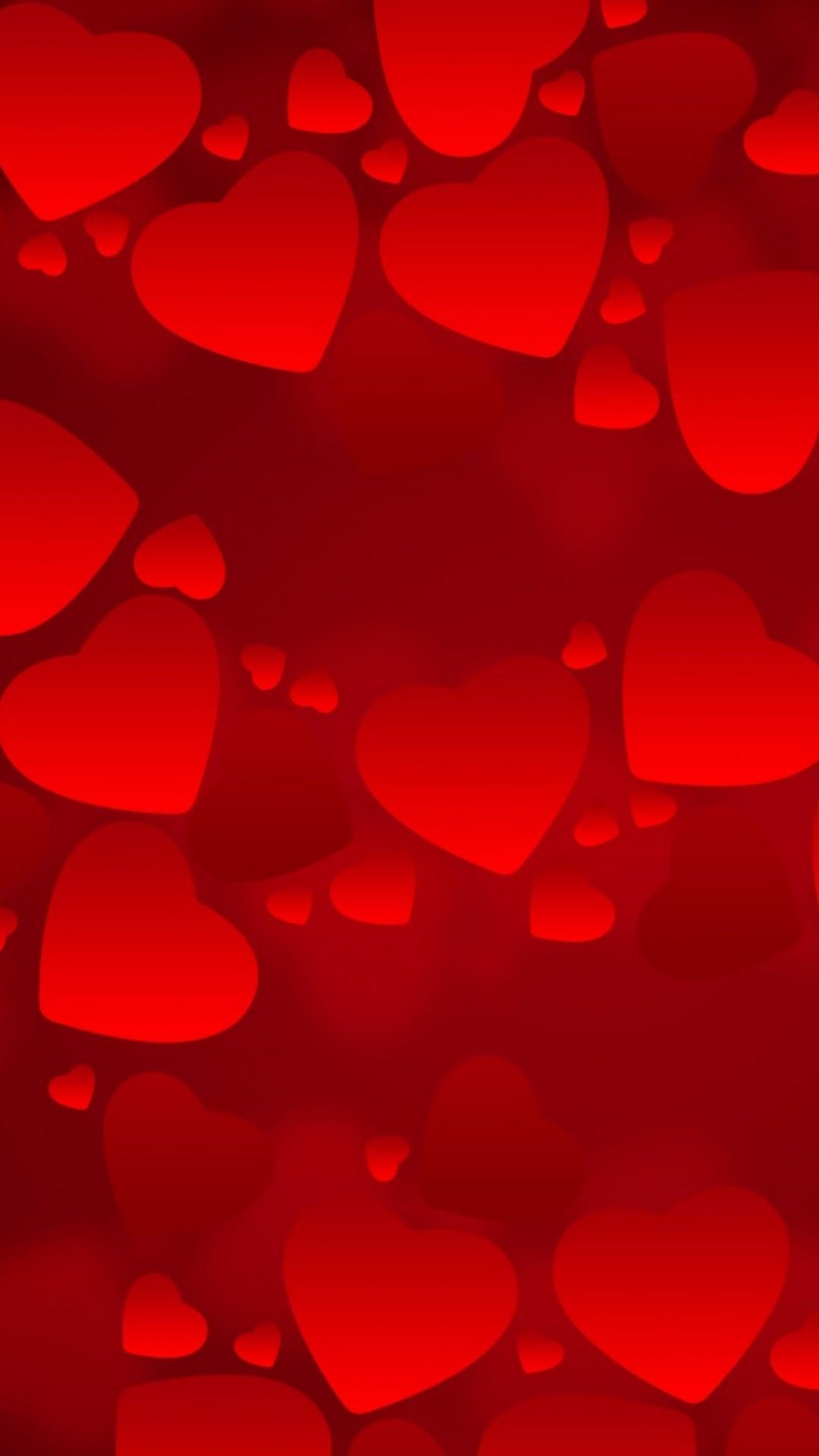 Red heart hd wallpaper for mobile