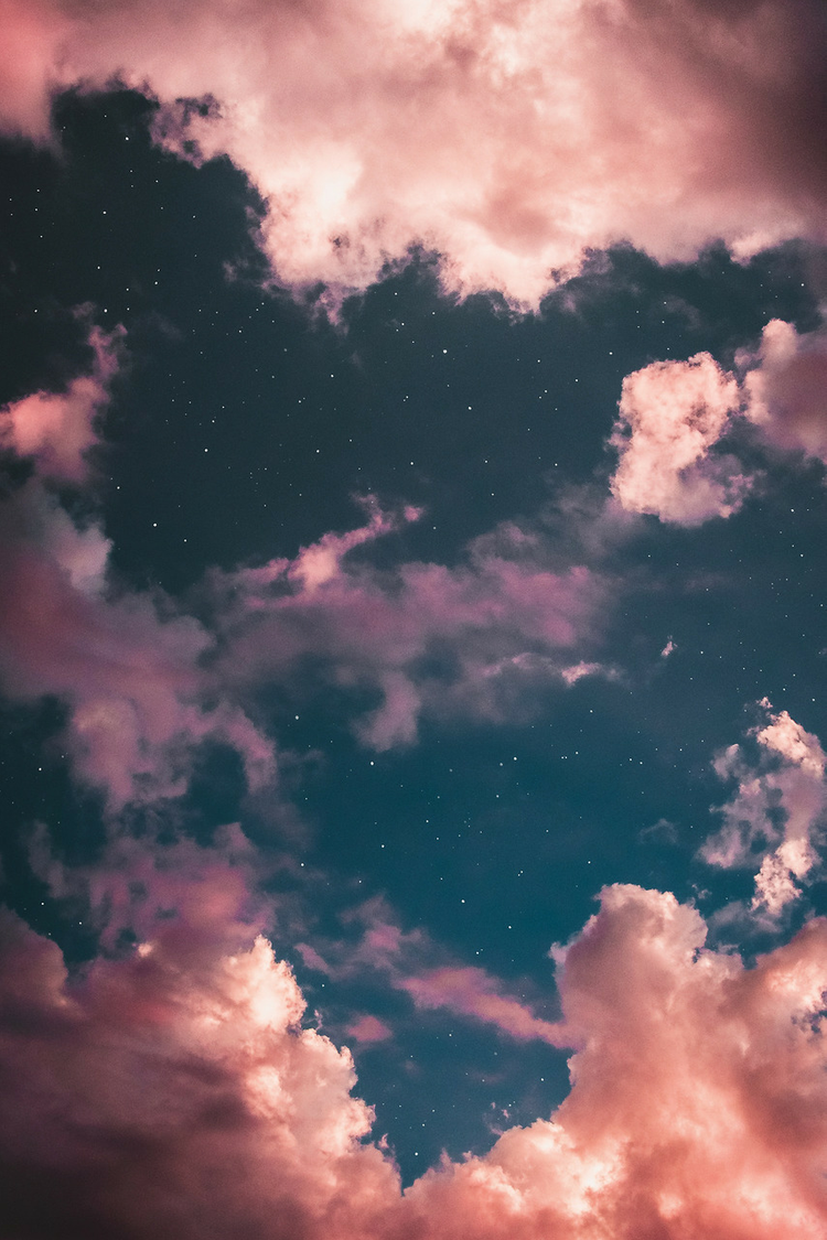 carriefiter // 90s fashion street wear street style photography style hipster vintage design. Pink clouds wallpaper, Sky aesthetic, Cloud wallpaper
