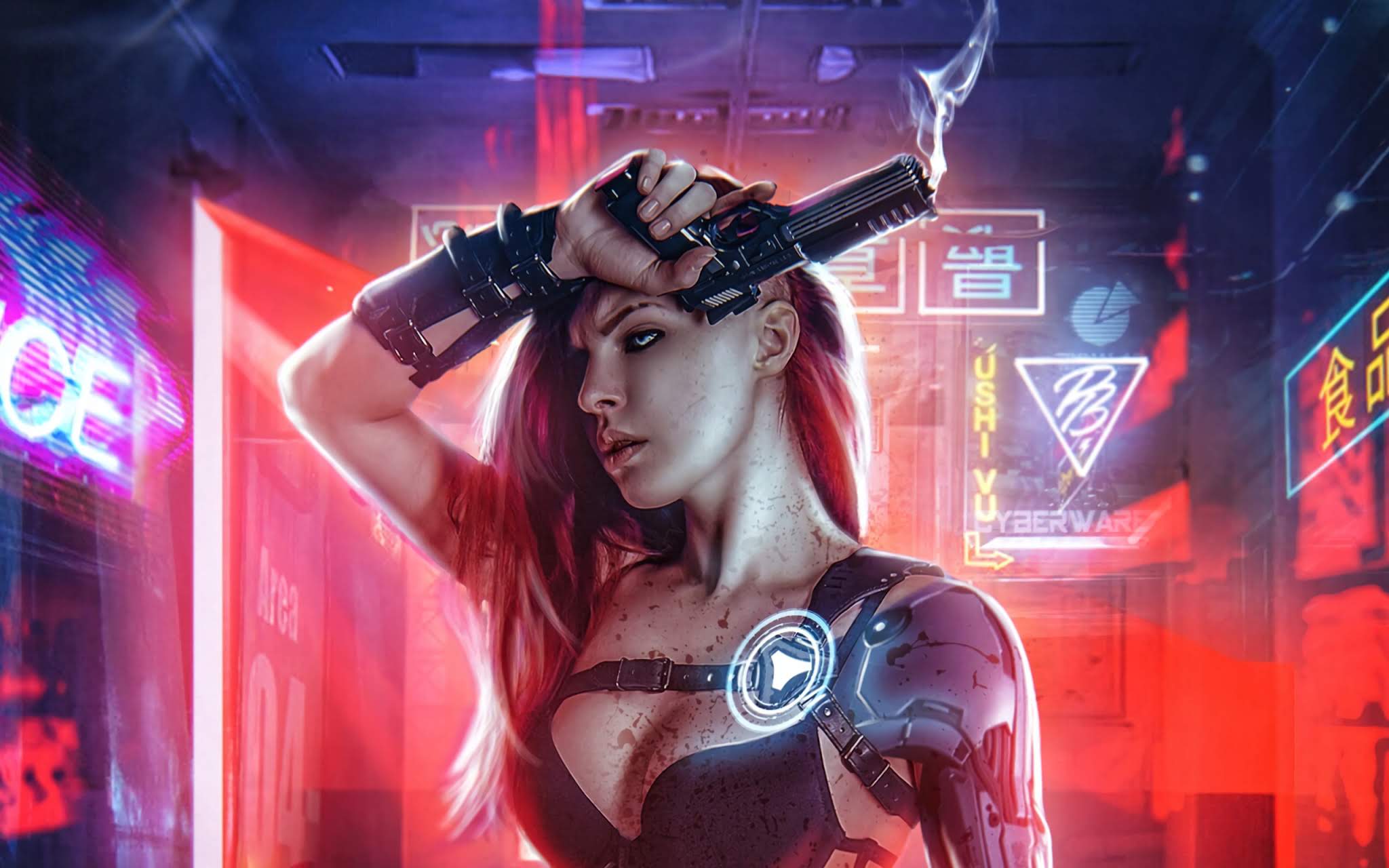 Cyberpunk Girl Wallpaper