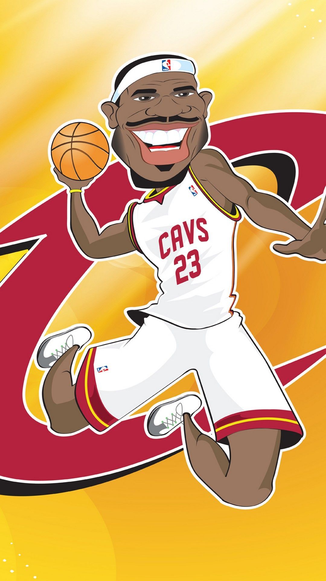 Cleveland Cavaliers NBA iPhone 8 Wallpaper. Cavaliers nba