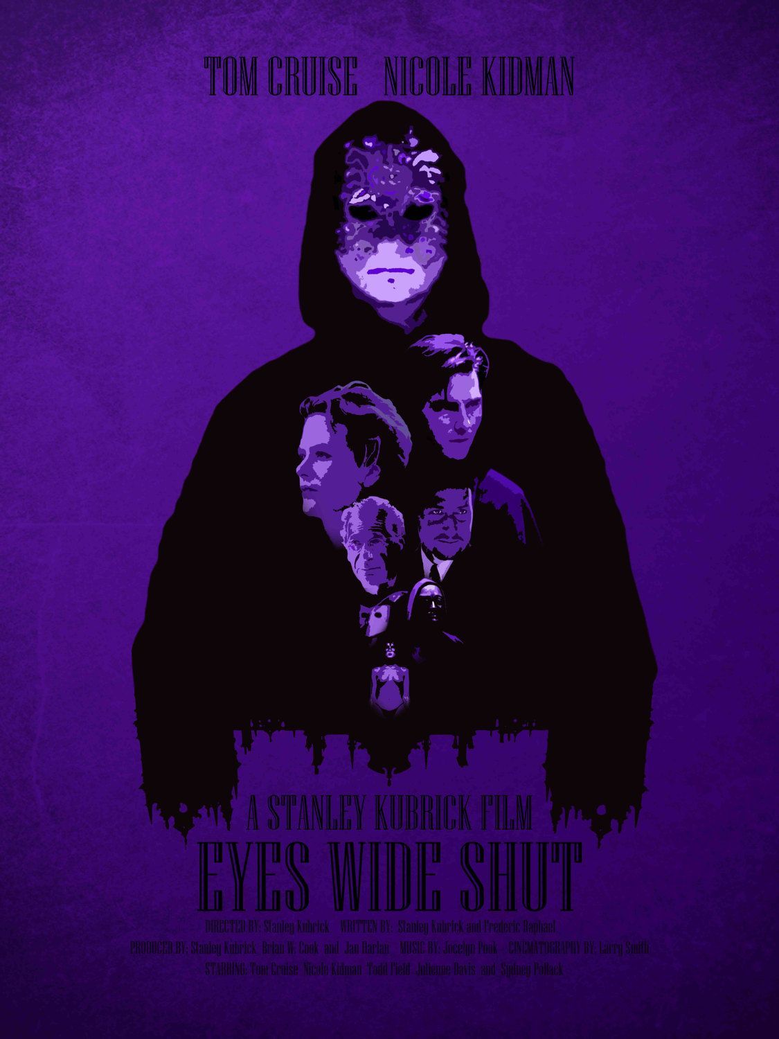 Eyes Wide Shut Stanley Kubrick Digital Fan Art Movie Poster
