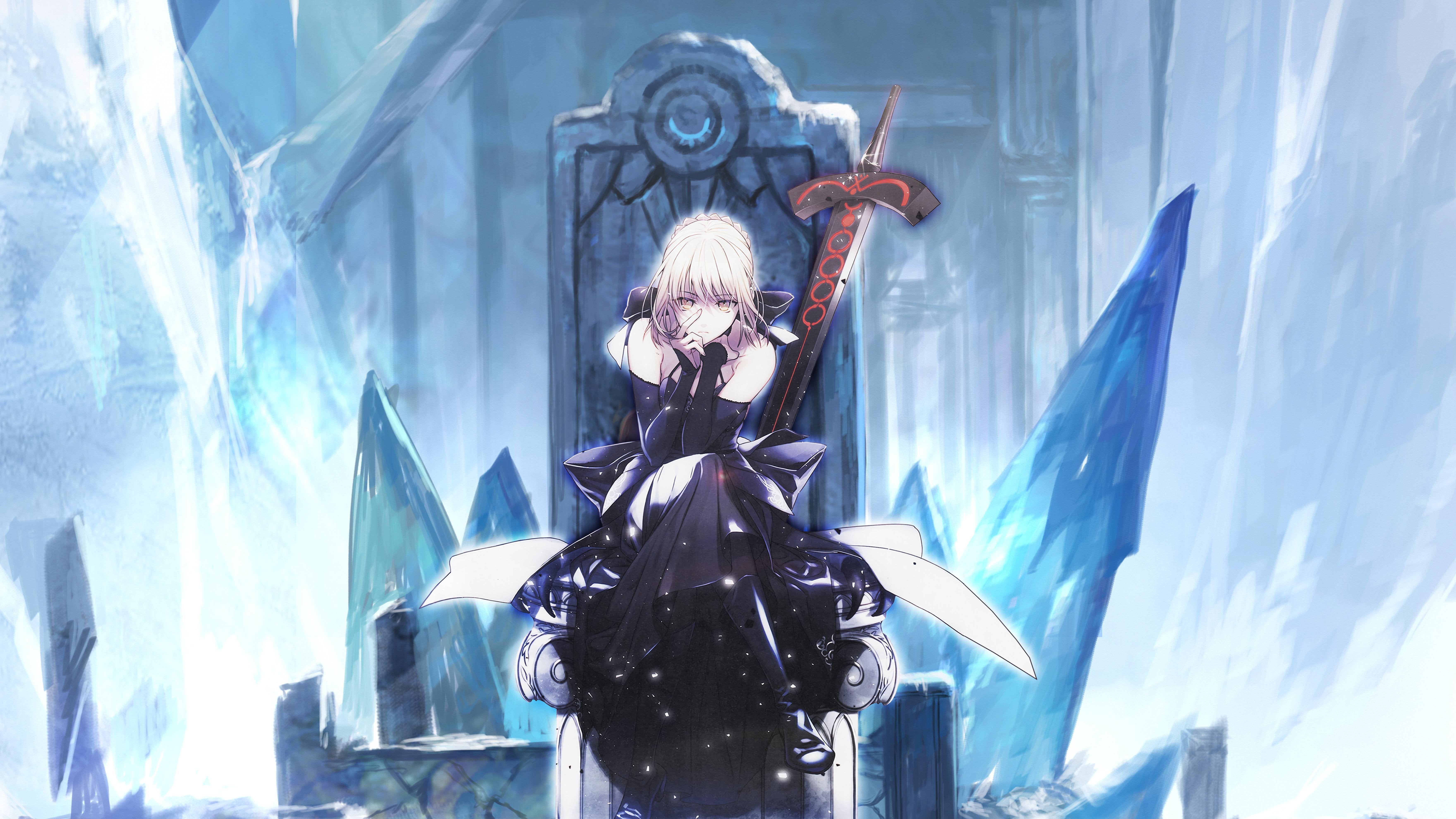 Saber Alter Wallpaper from the C90 Scans