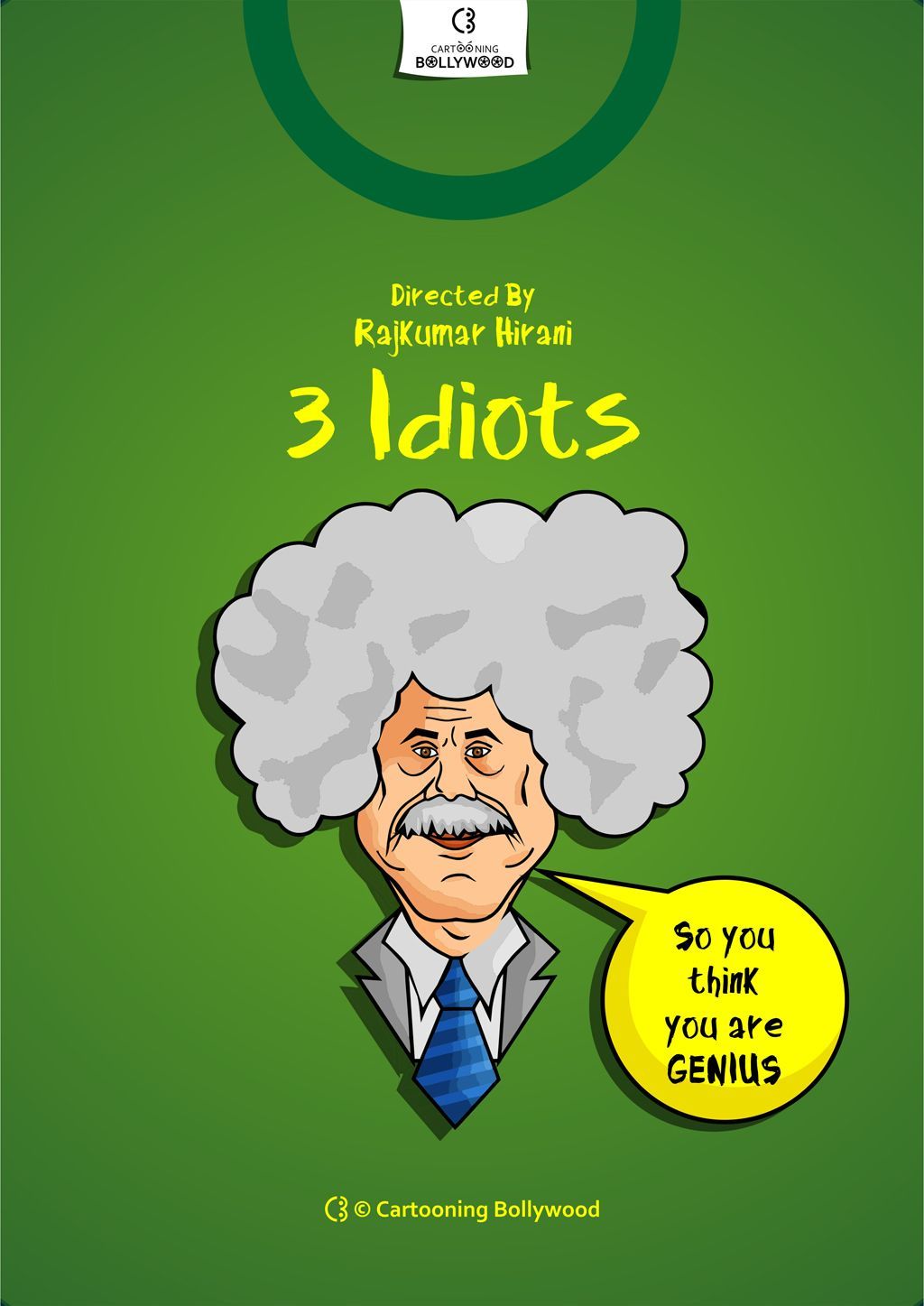 Idiots.© Dhruv Parnami. Movie poster art, Bollywood posters