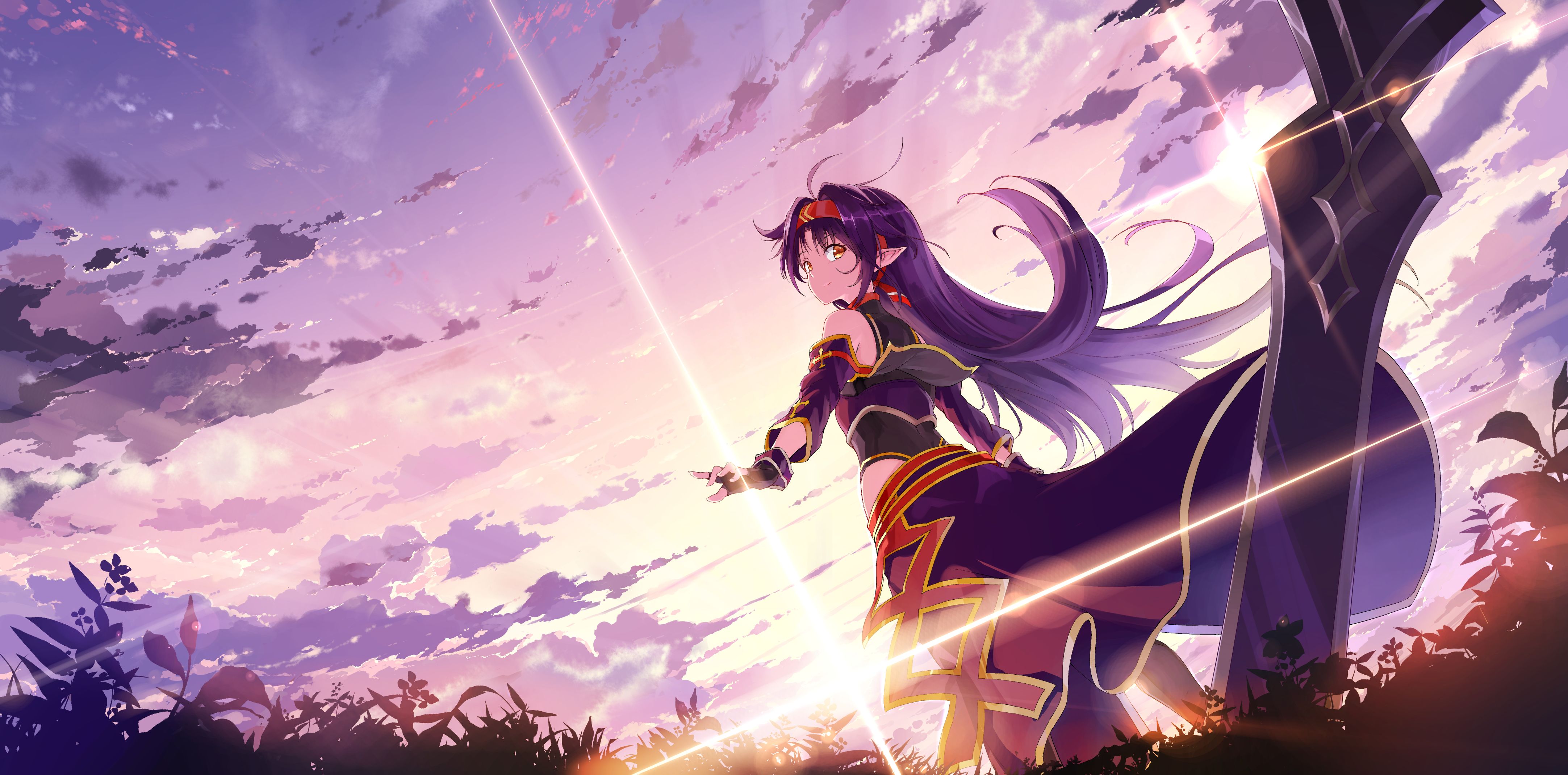 Konno Yuuki Art Online Anime Image Board