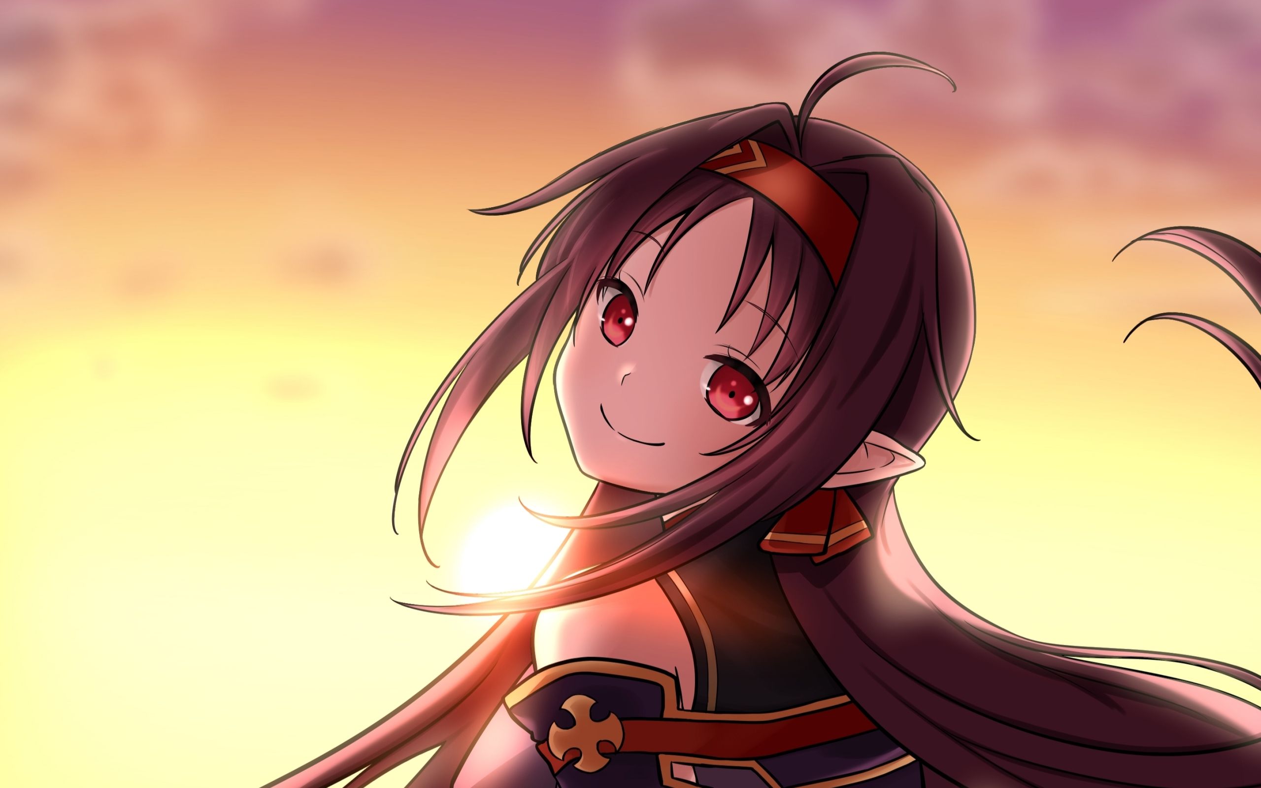 Yuuki Konno Anime 2560x1600 Resolution Wallpaper, HD