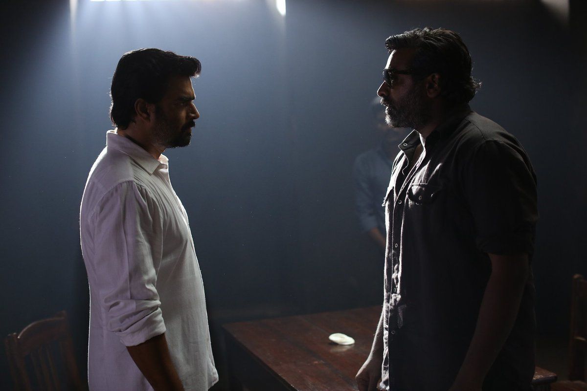HQ Photo of Madhavan and Vijay Sethupathi in Vikram Vedha
