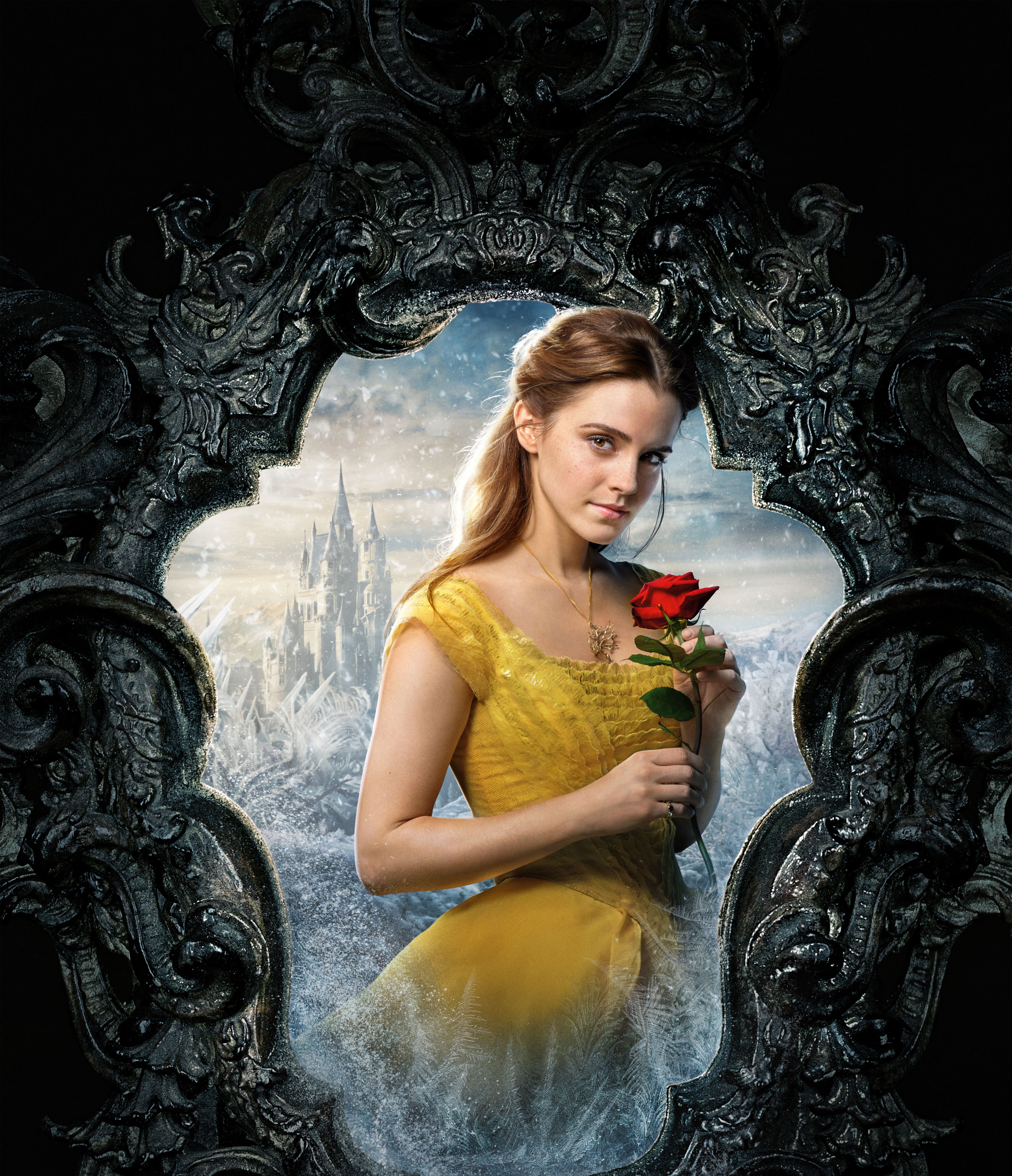 Wallpaper Belle, Emma Watson, Beauty and the Beast, 5K, Movies
