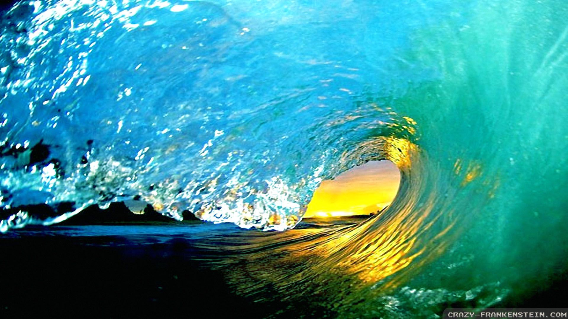Summer Waves Wallpaper. Beach Waves