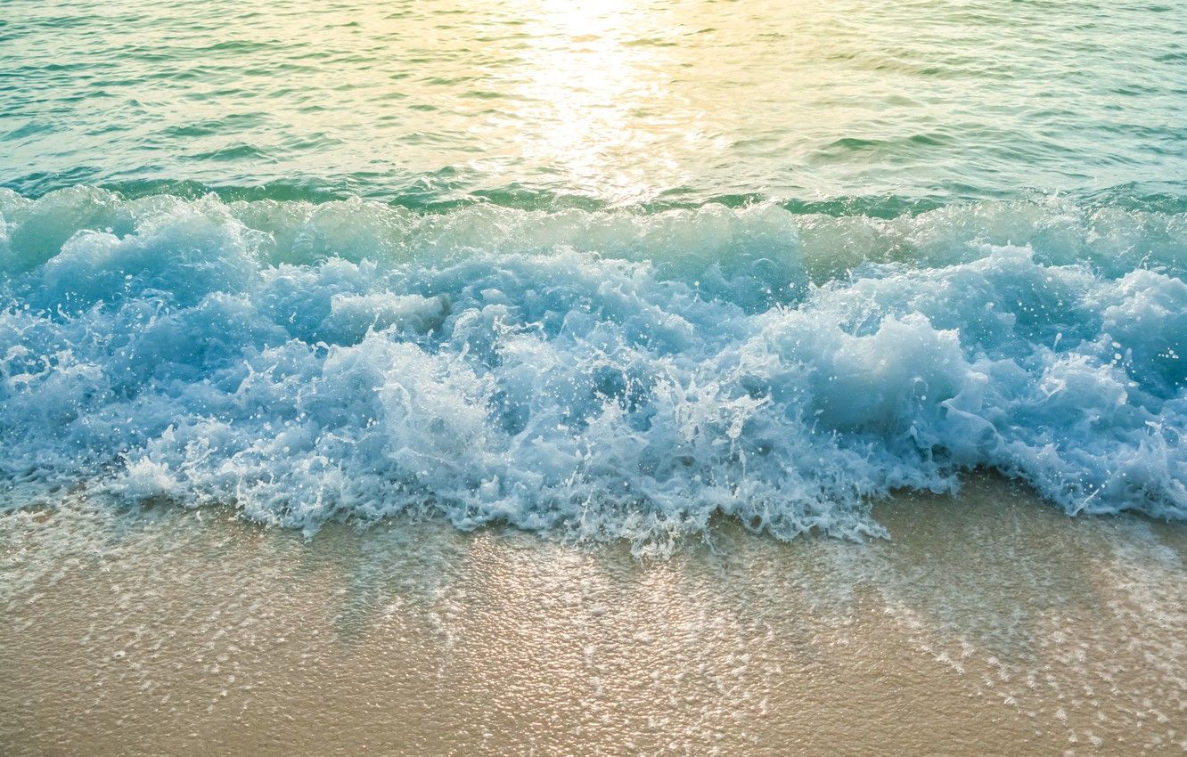 Wallpaper sand, sea, wave, beach, summer, summer, beach, sea, ocean, seascape, sand, wave image for desktop, section природа