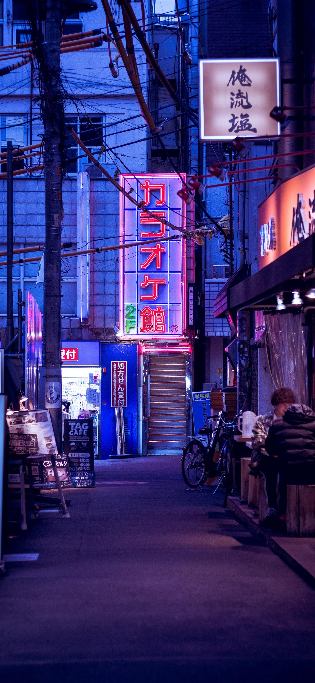 Tokyo has particularly compelling night sights I. iPhone X Wallpaper Free Download