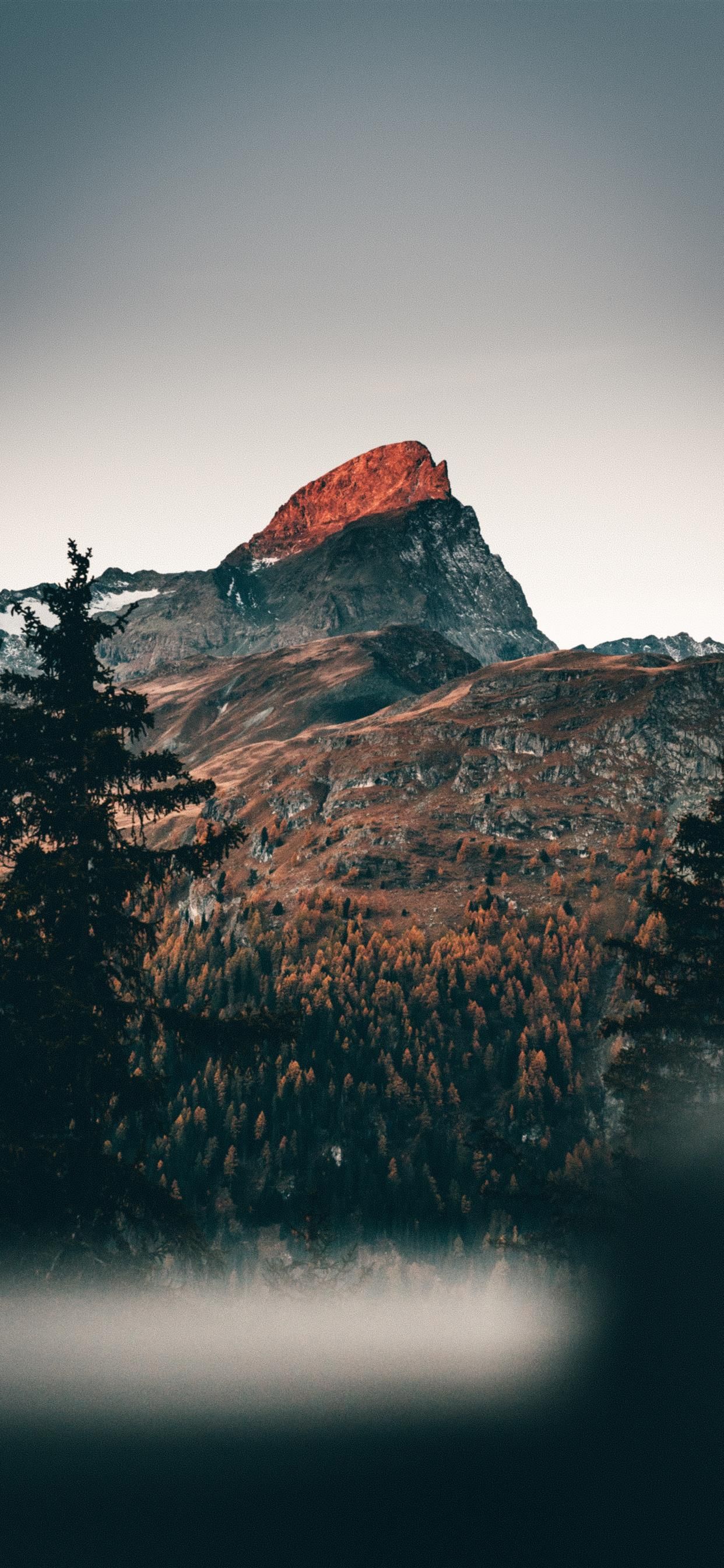 cold mornings in the mountains iPhone Wallpapers Free Download