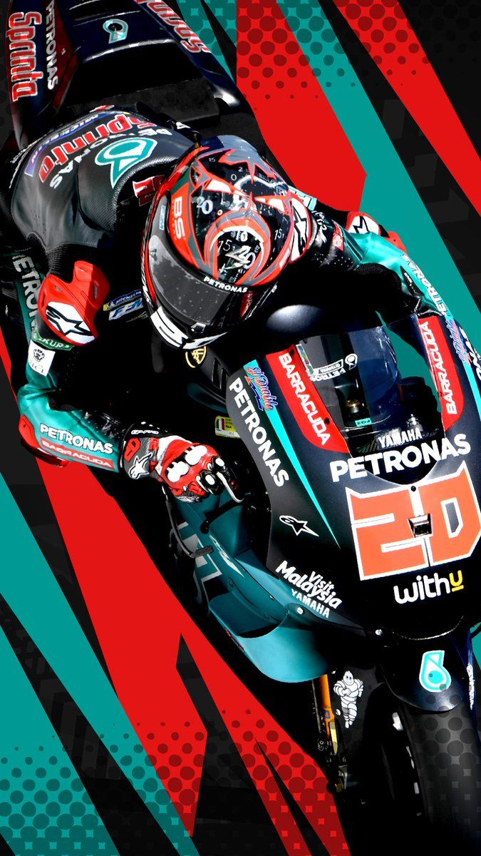 Gareth Bouch fans out there if you fancy some slick #FQ20 #fabioquartararo wallpaper for your phones then you're very welcome to these beauties I made