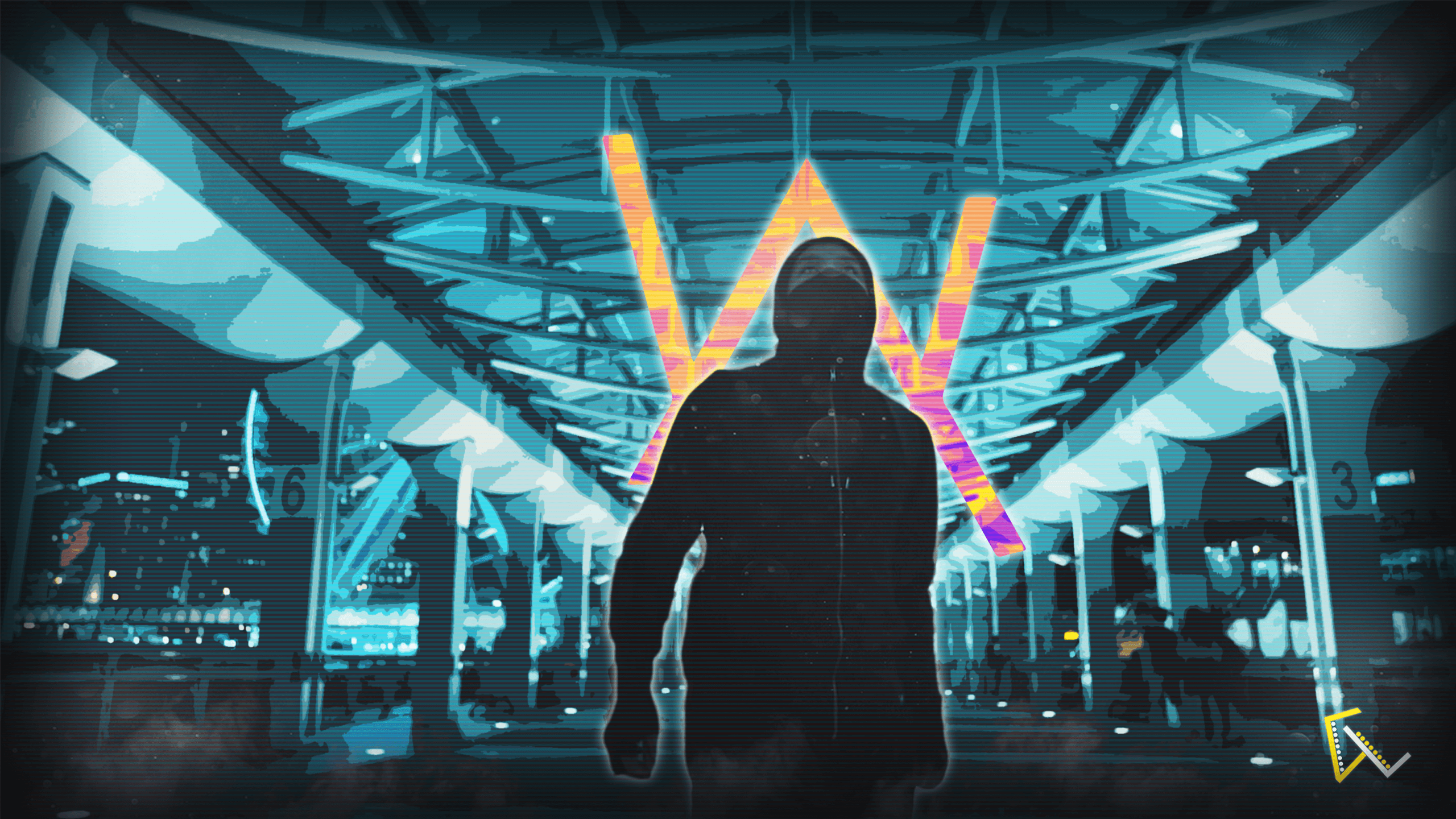 Alan Walker Logo Wallpaper
