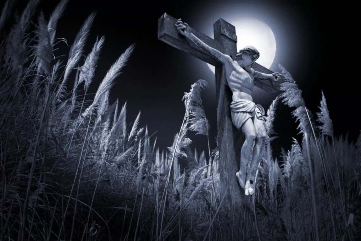 Cool frightening Jesus Wallpaper'