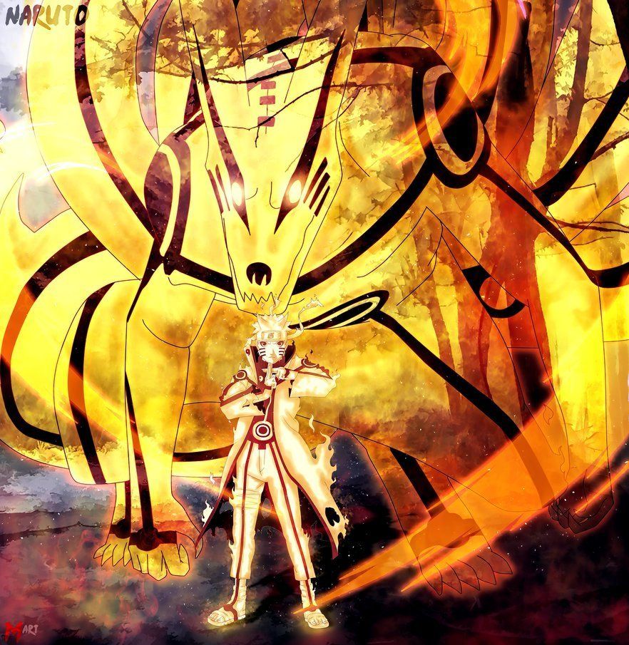 4k Naruto and Kurama Wallpaper For iPhone, Desktop and Android