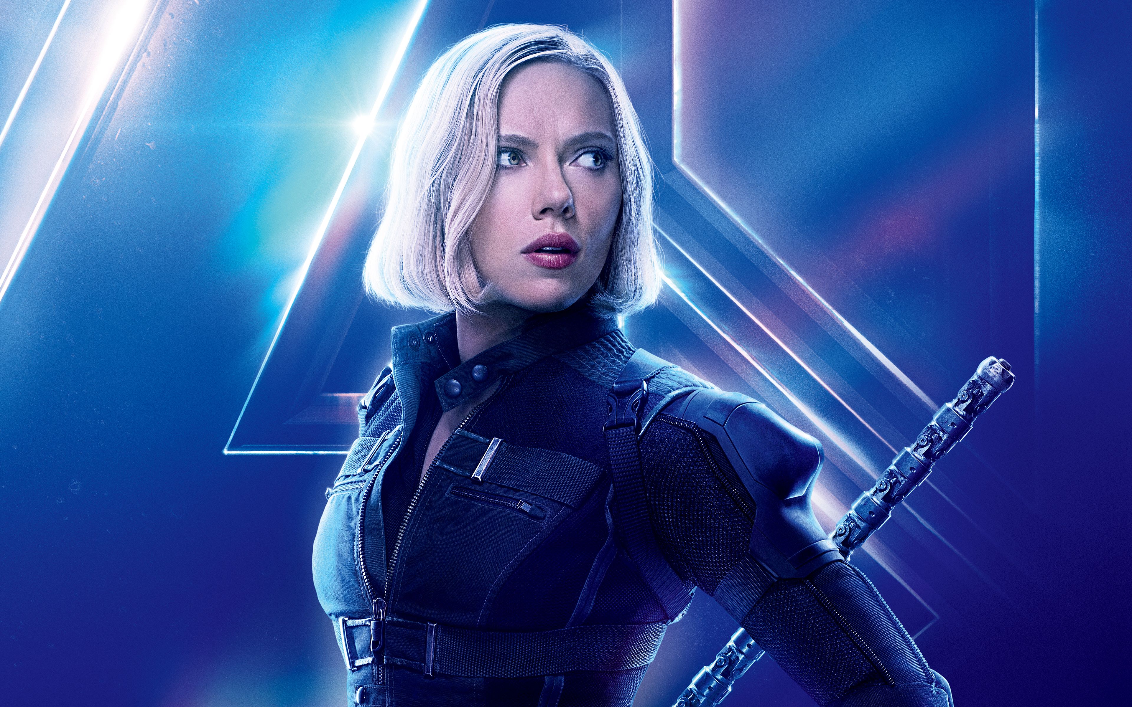 Black Widow in Avengers Infinity War Scarlett Johansson 4K 8K