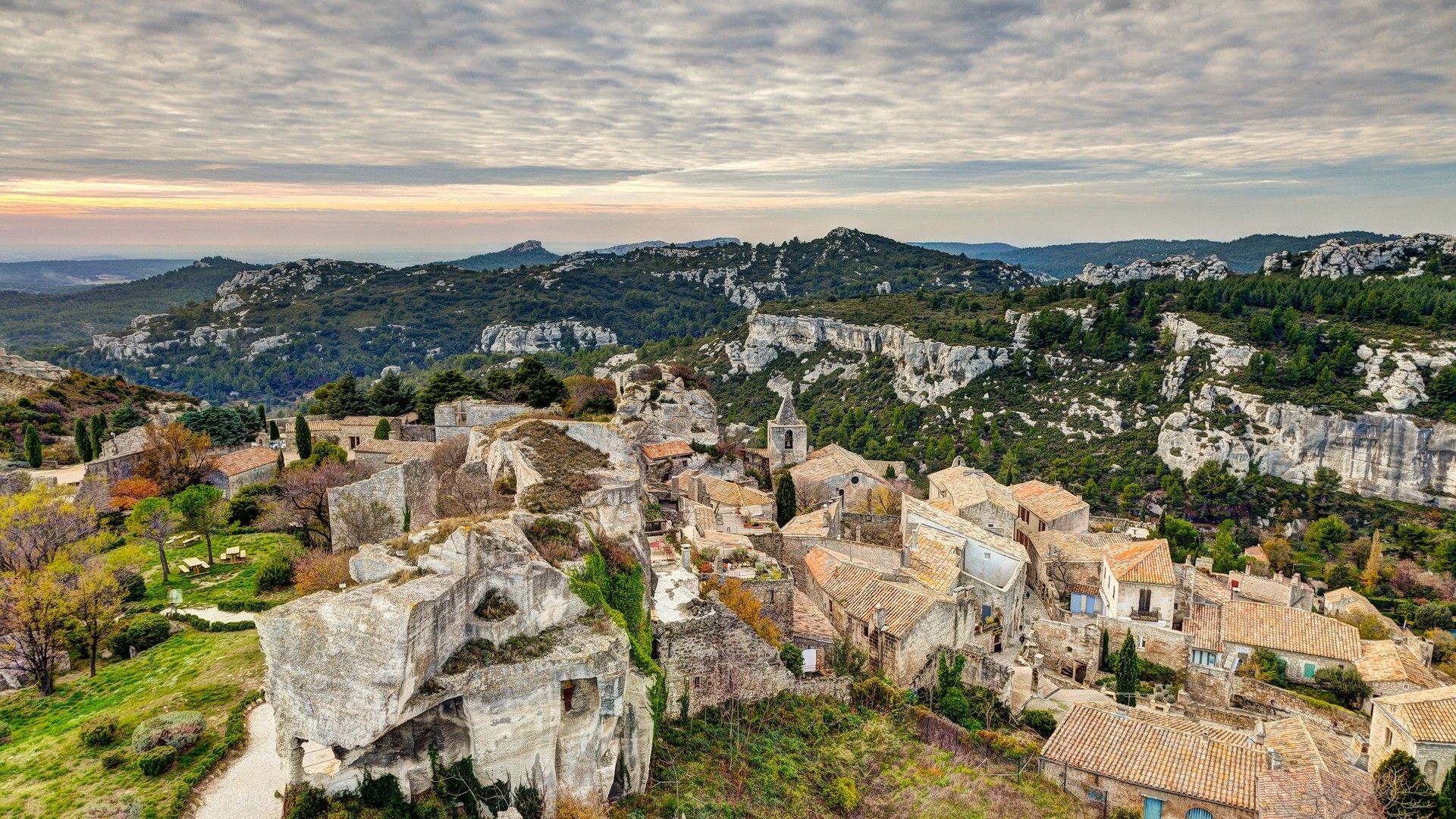 Les Baux De Provence, Provence, France Wallpaper, HD City 4K