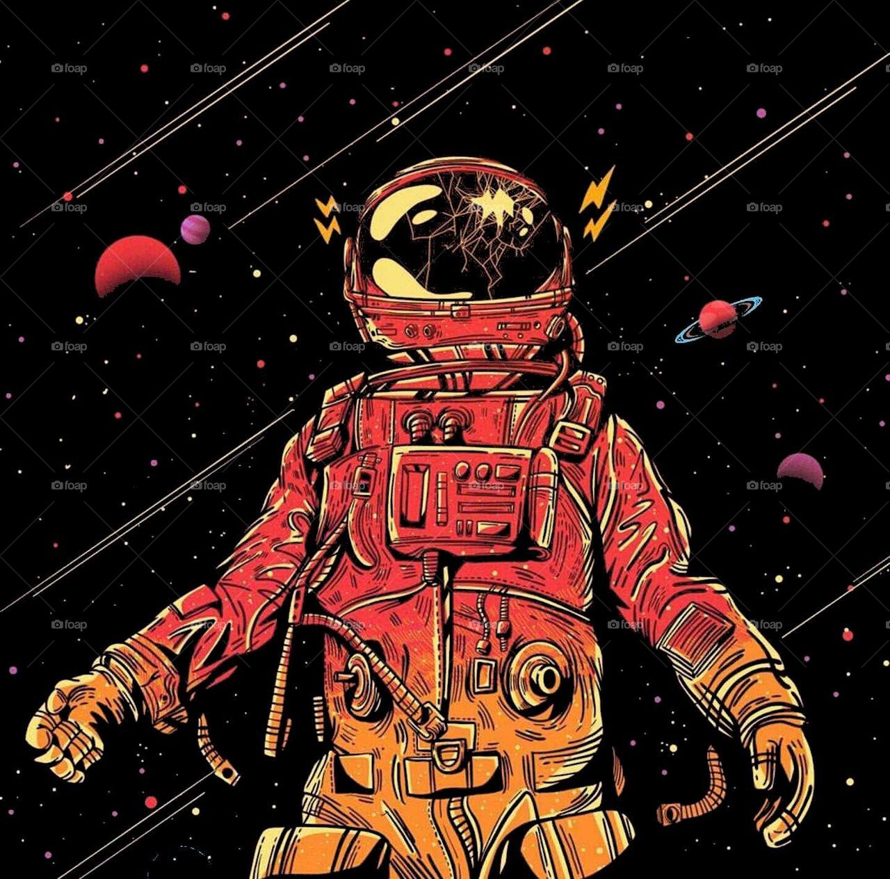 Amoled Space Wallpaper