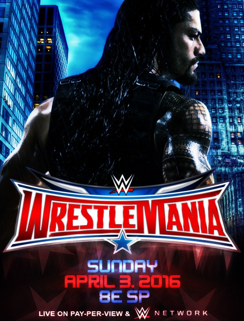Free download WWE Wrestlemania 32 Poster 1