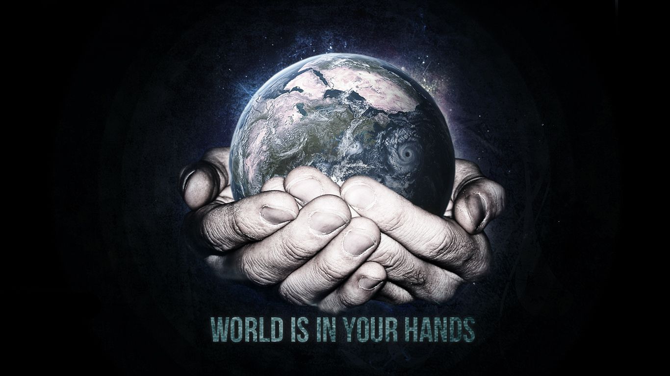 Free download WORLD IS IN YOUR HANDS wallpapers by miiikstais by