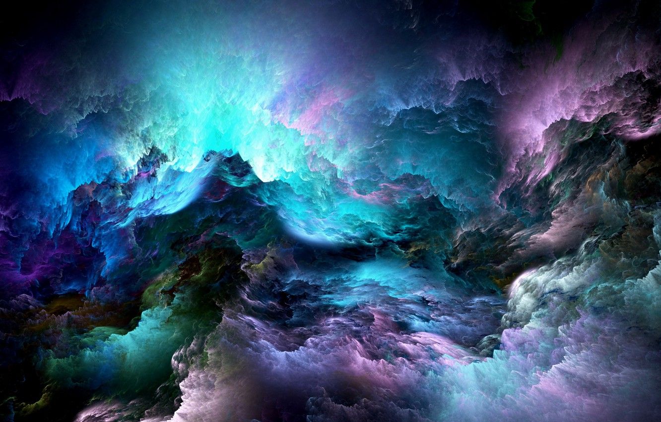 Wallpaper clouds, background, colors, abstract, space, background