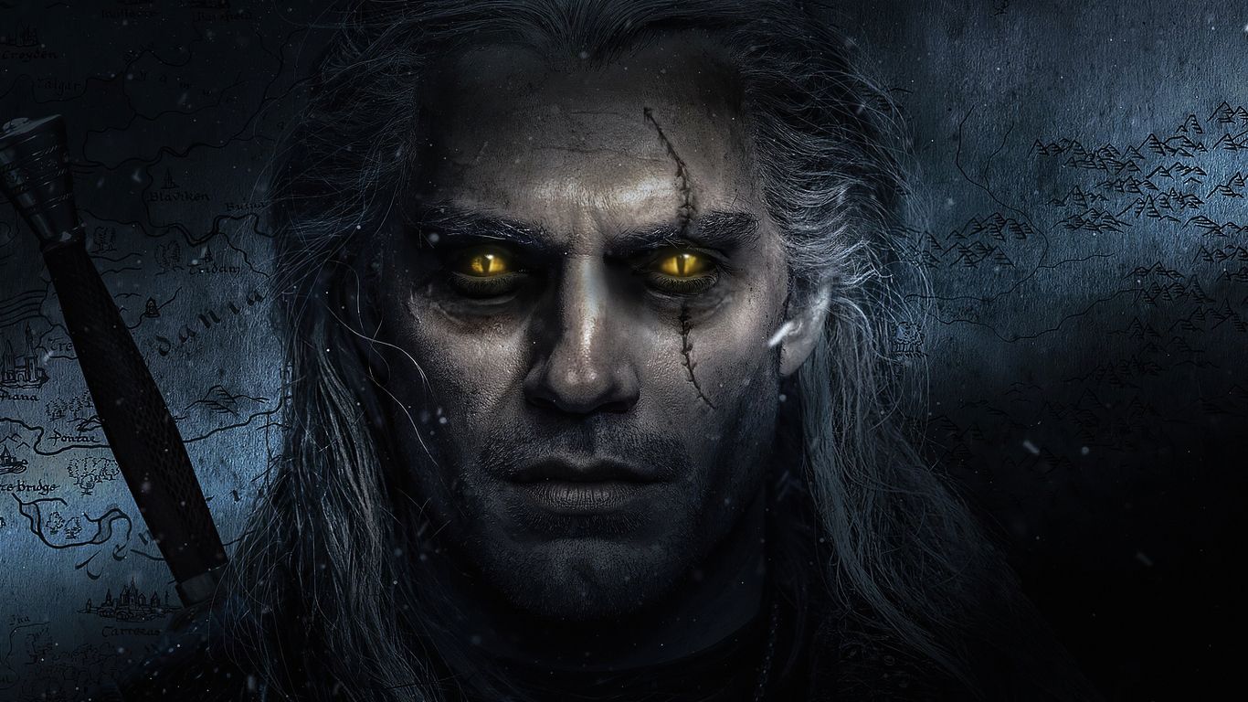 The Witcher Henry Cavill 4k Tv Series 1366x768 Resolution