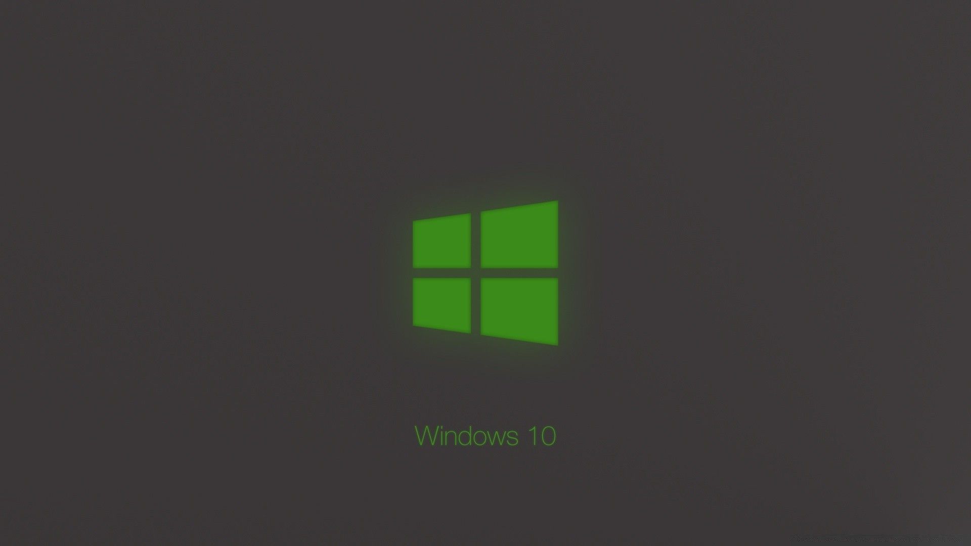 Windows 10 Technical Preview Green Glow