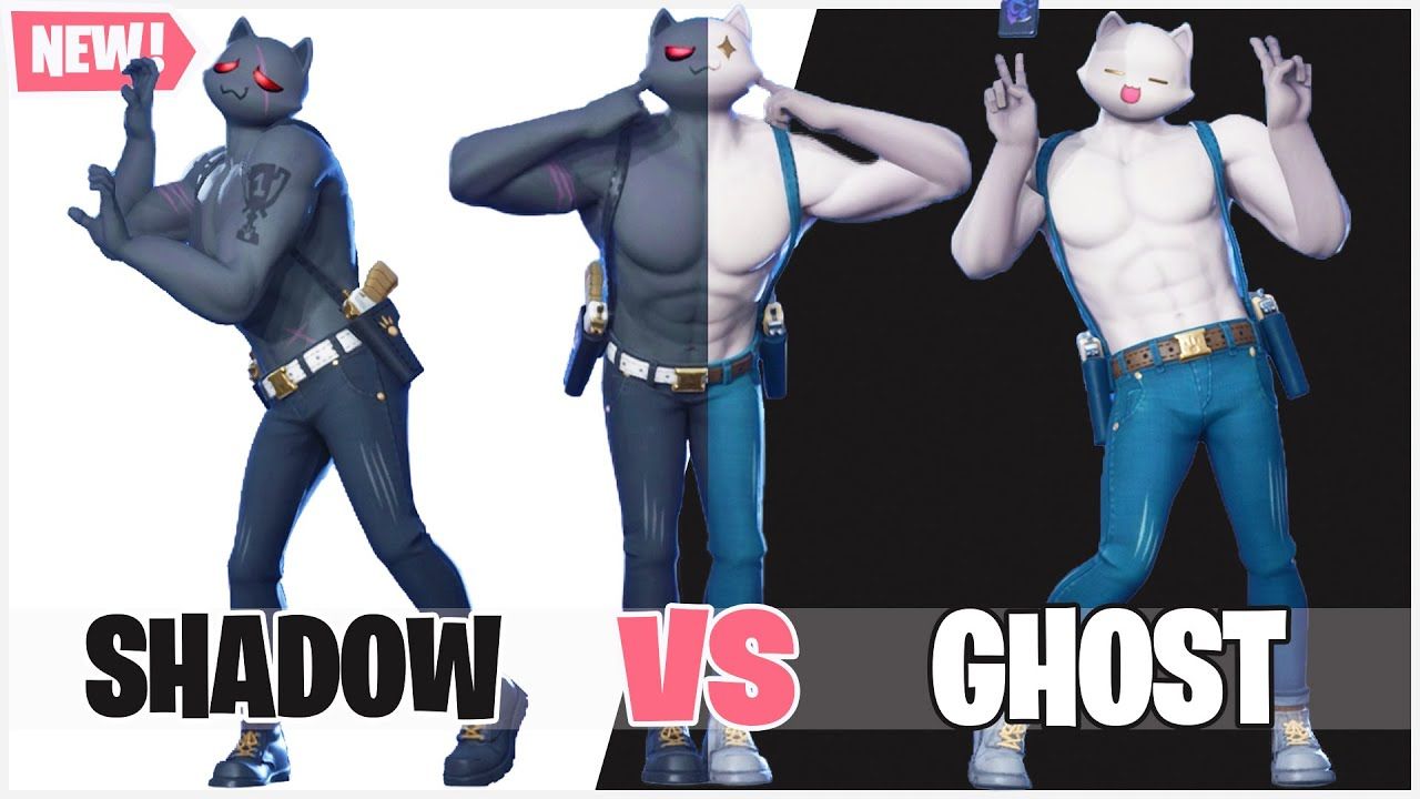 NEW* MEOWSCLES GHOST VS SHADOW ! Fortnite Battle Royale