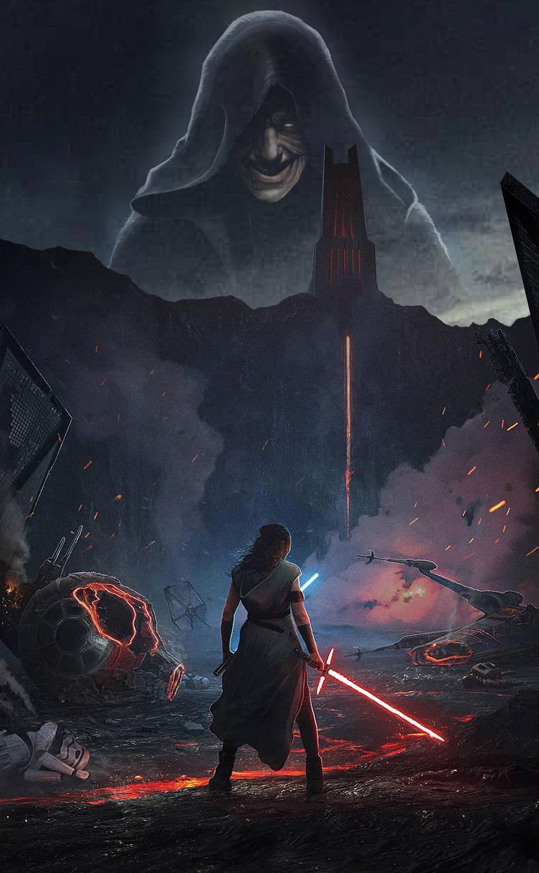 The Rise of Skywalker. The Return of Sidious. Star wars picture, Star wars image, Star wars painting
