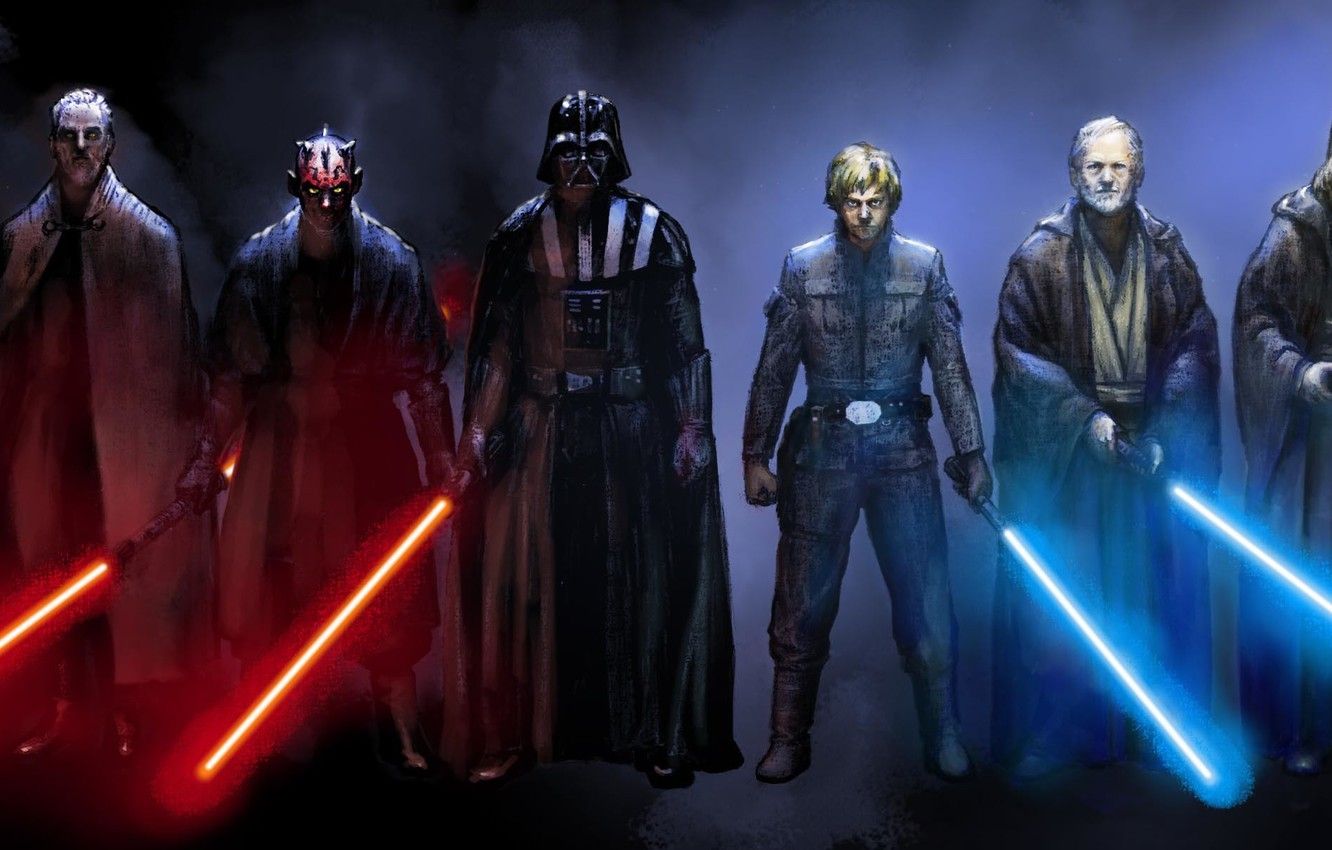 Wallpaper star wars, Darth Vader, Star wars, Darth maul, Obi WAN