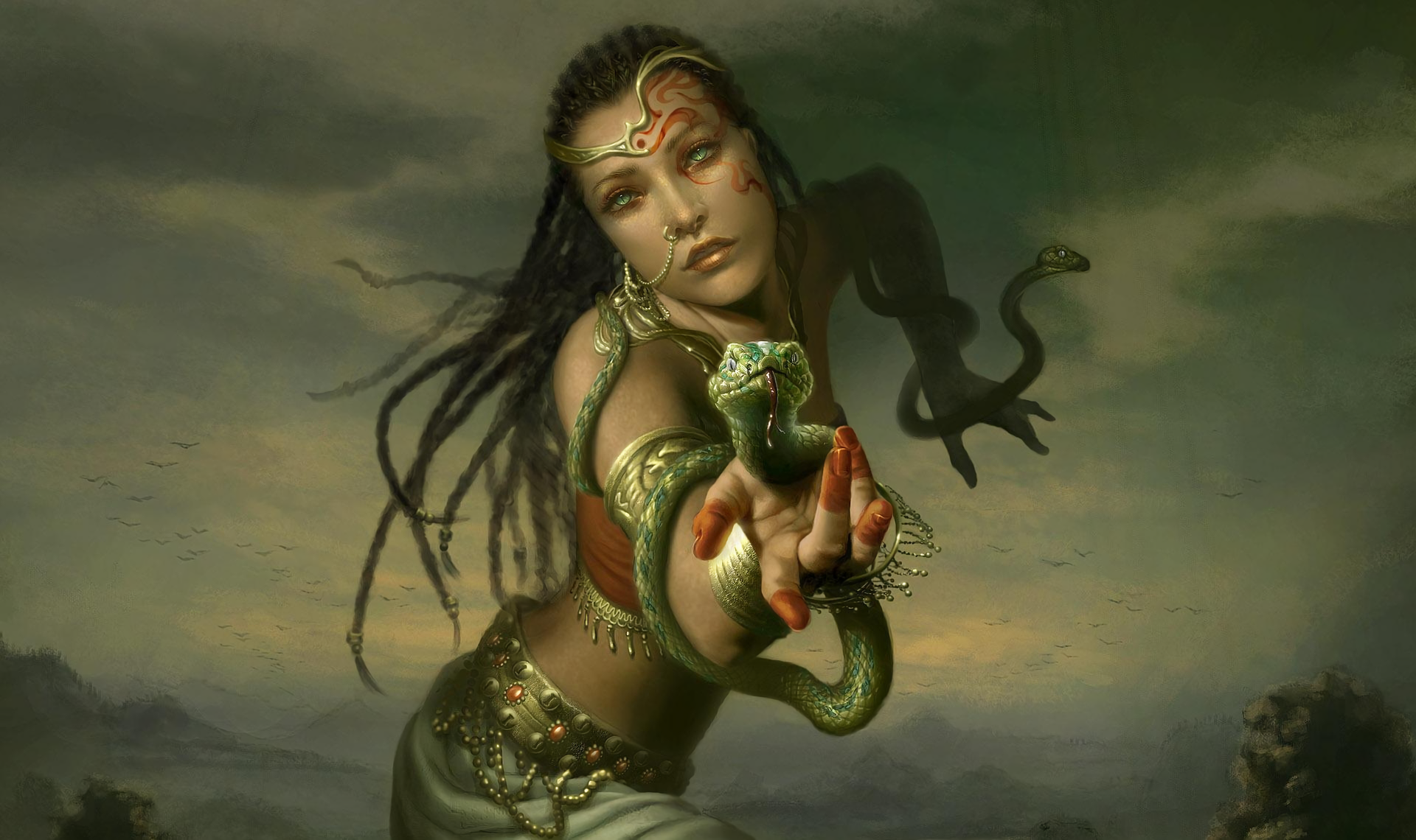 Snake Charmer HD Wallpaper